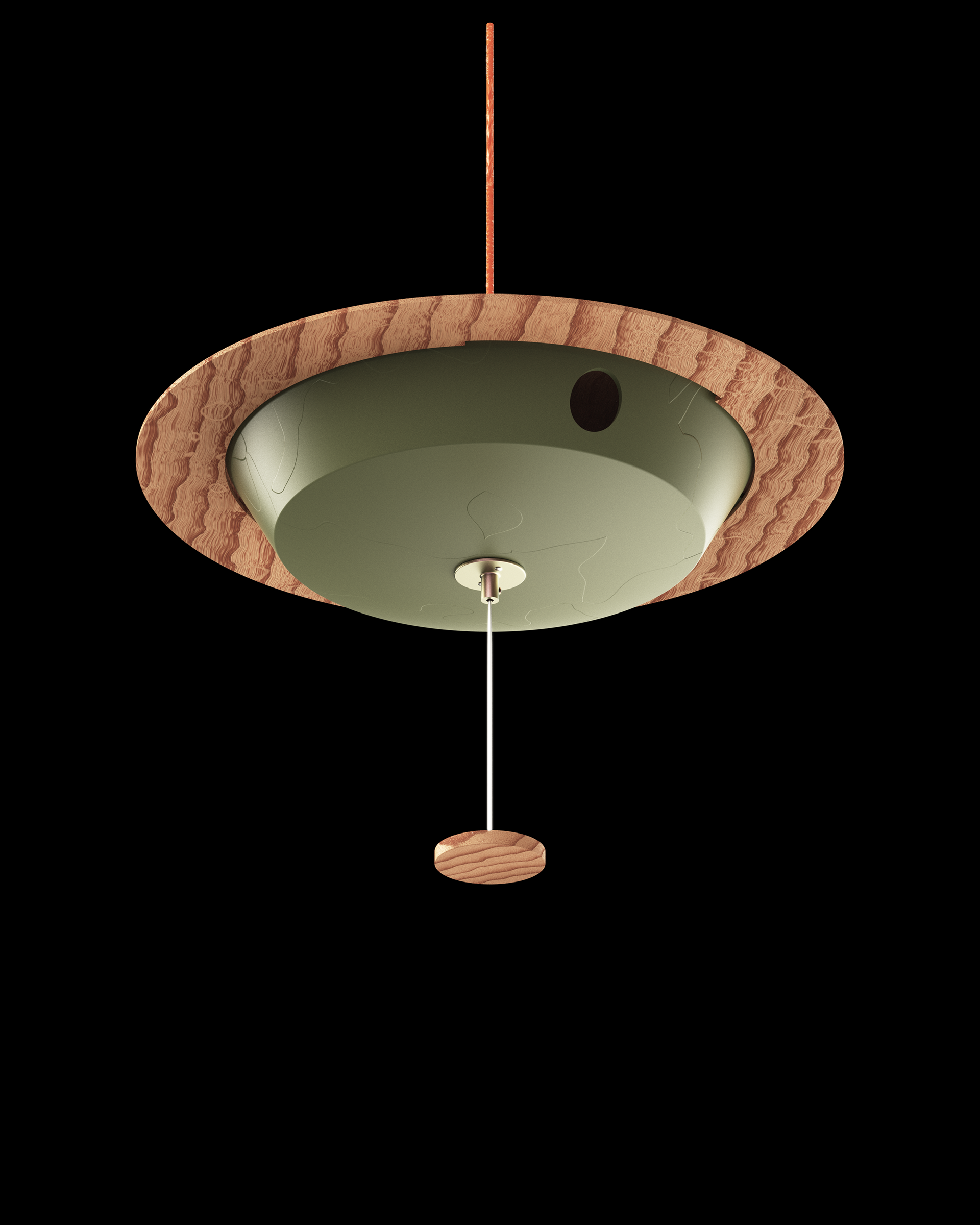 UFO Bird House (Keyshot+Solidworks)