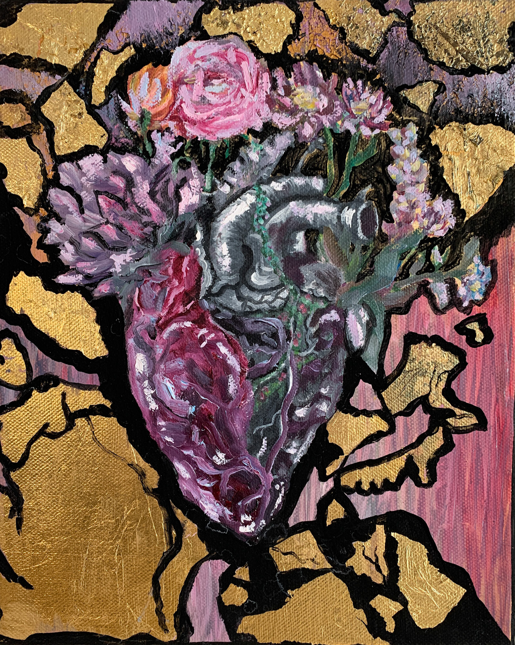 "Comeback" 30 x 25 cm Oil on canvas