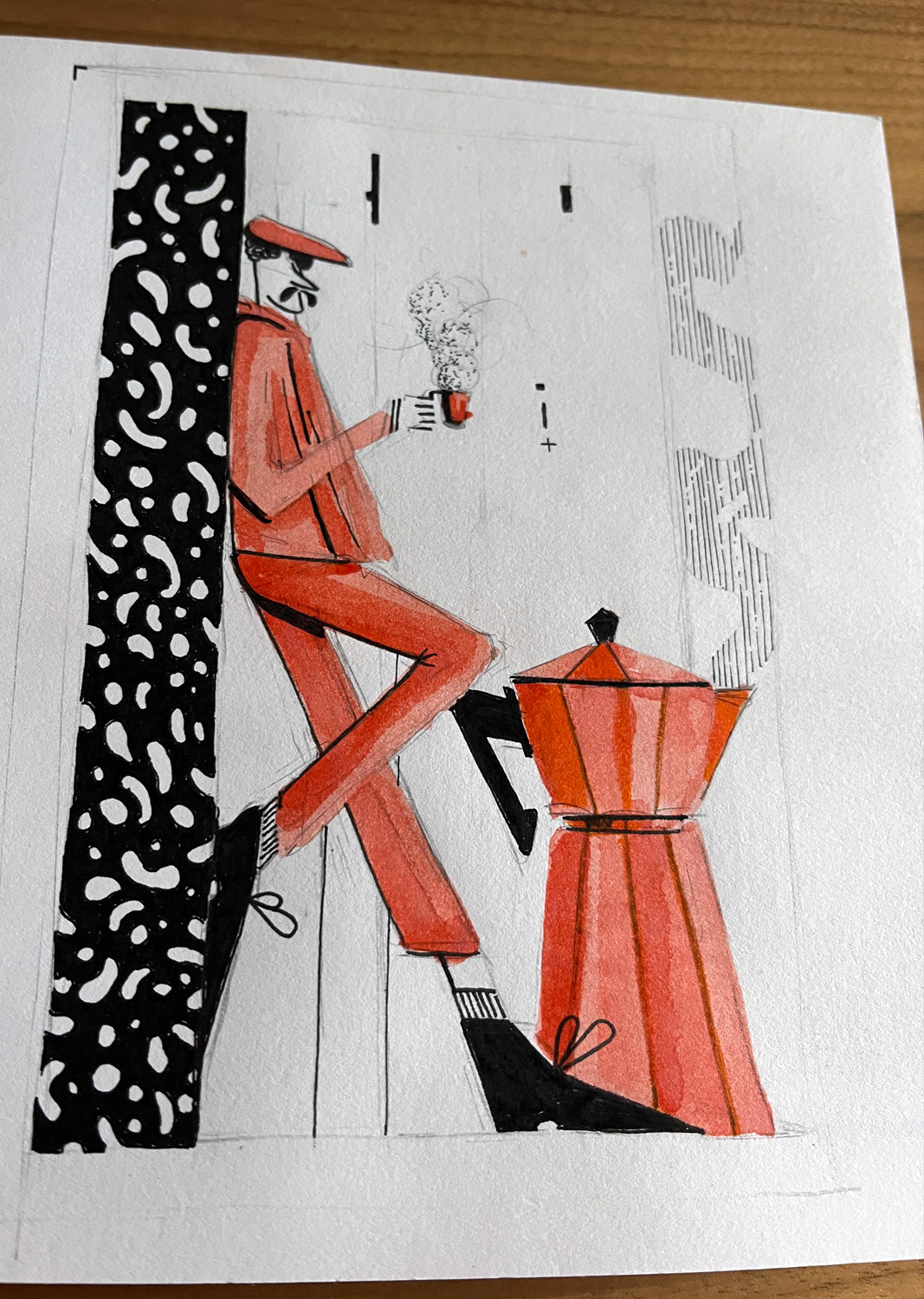 Schets uit het schetsboek