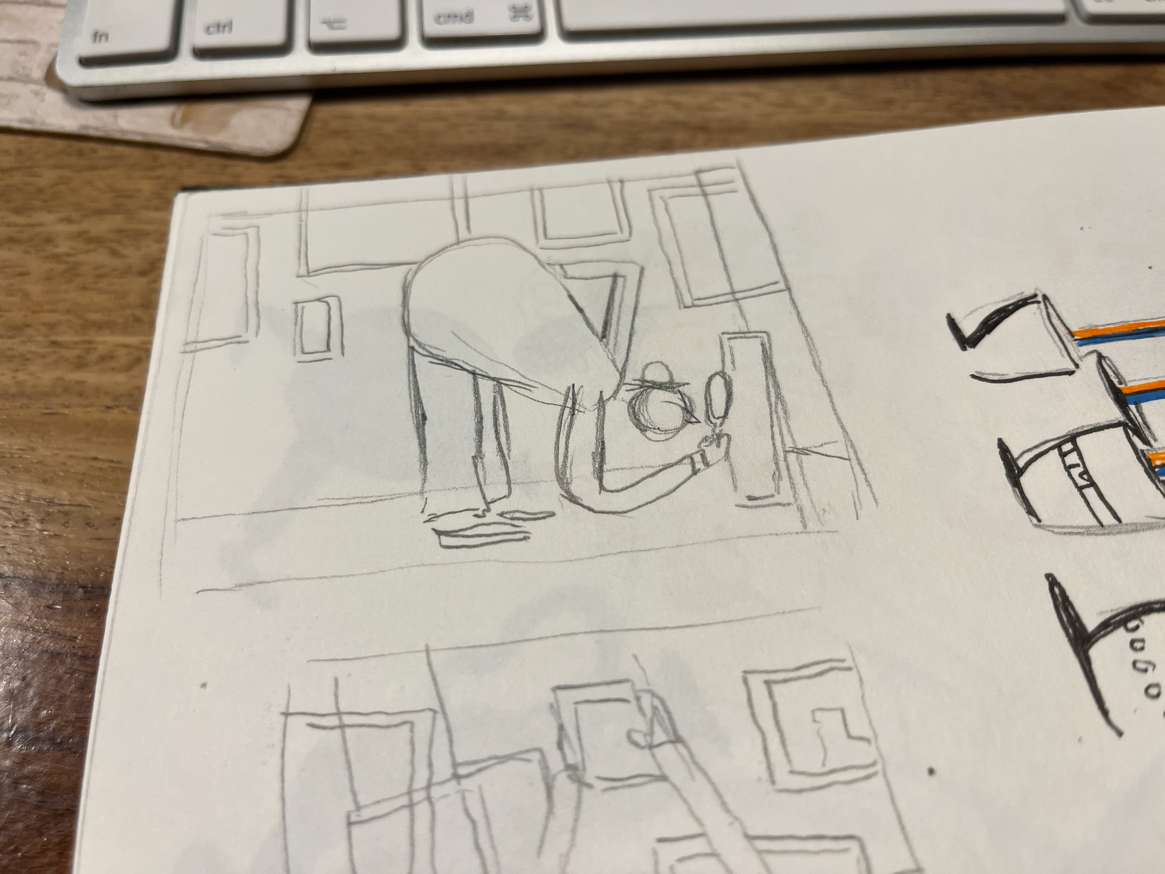 De schets in mijn schetsboek