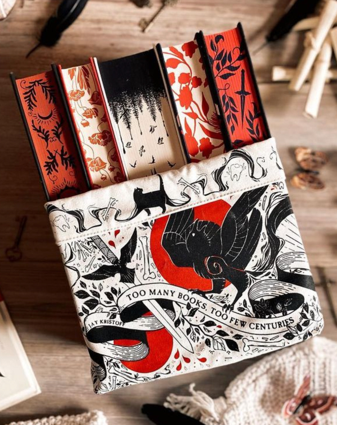 Book Organiser inspired by Nevernight by Jay Kristoff