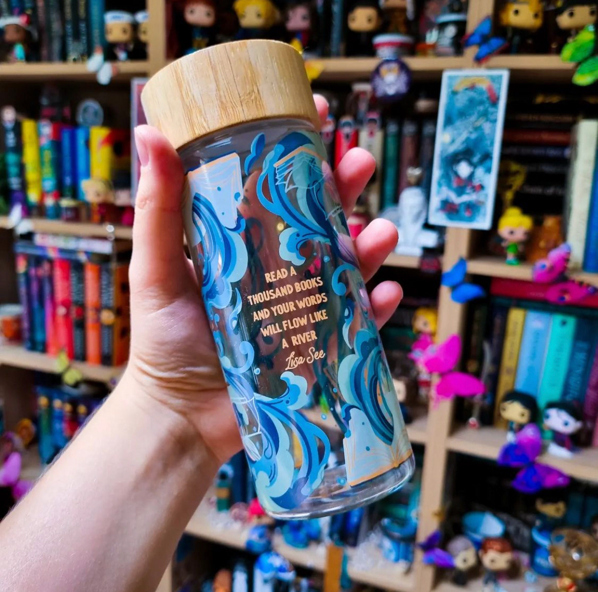 Water bottle designed for Illumicrate