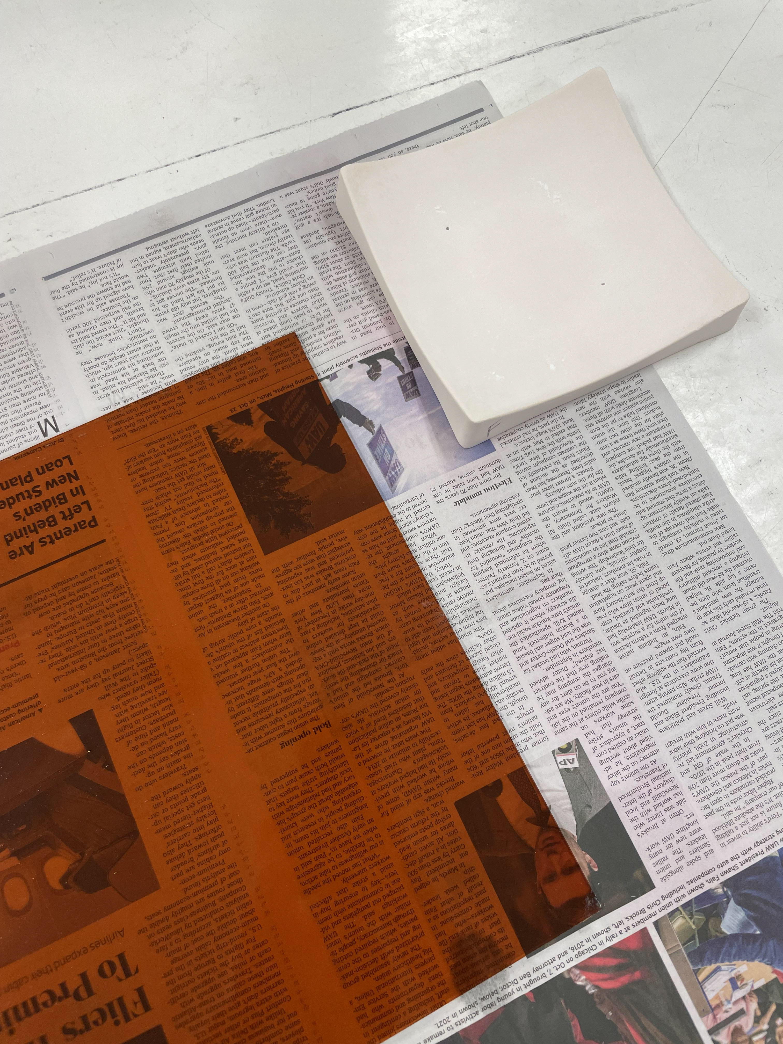 selecting the glass & mold