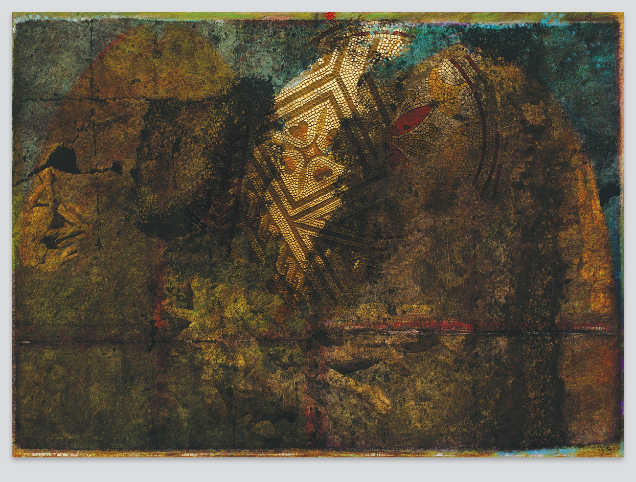 "Bad Day in Pompeii #2" | pigment-based inkjet print | 13" X 18" | 2022
