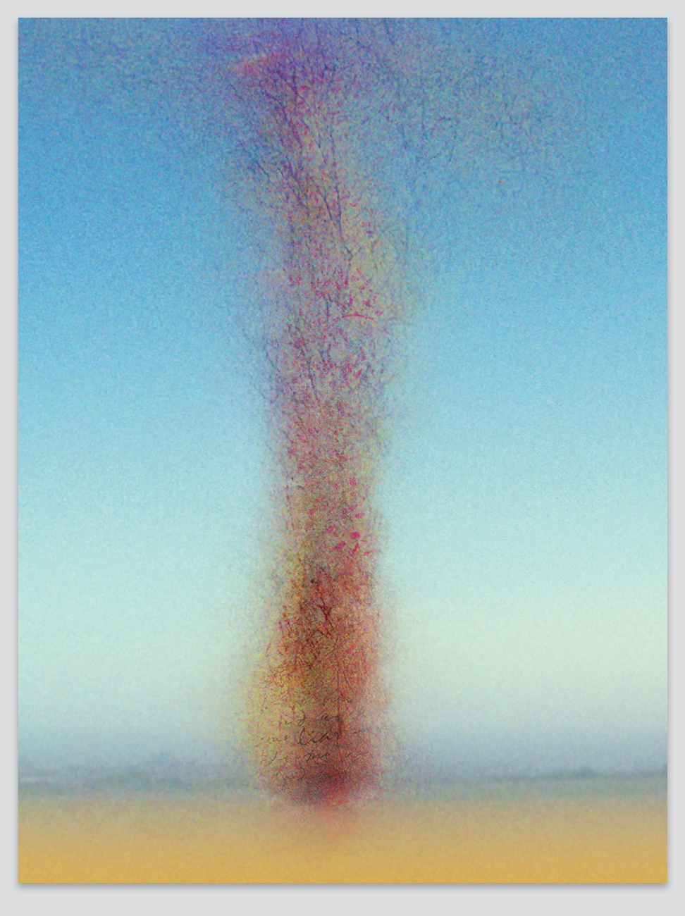 "Truth, Lies, and the Devil | pigment-based inkjet print | 21" x 15.75" | 2023