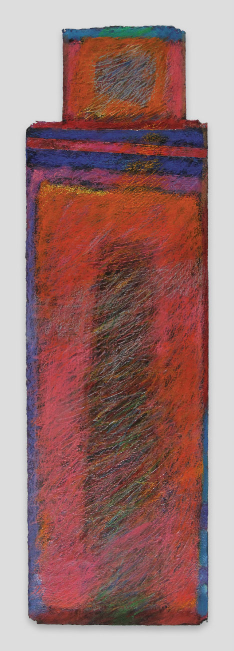 "Little Willy" | mixed media on black Arches cover | 26.5" x 8" | 1989