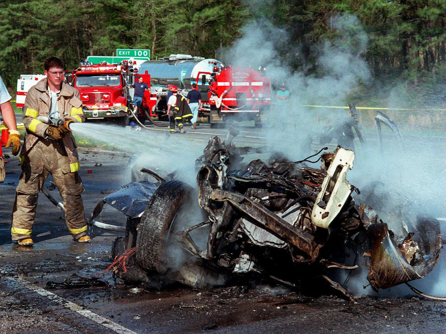 Mile marker 100 wreck