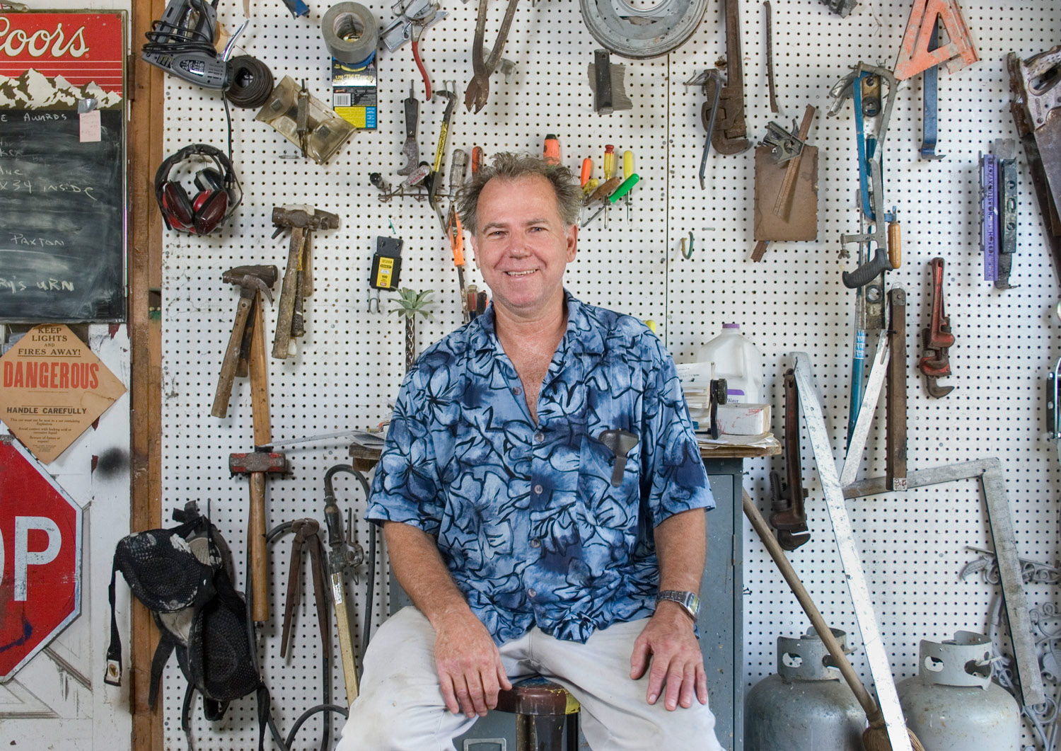 Artist and his tools