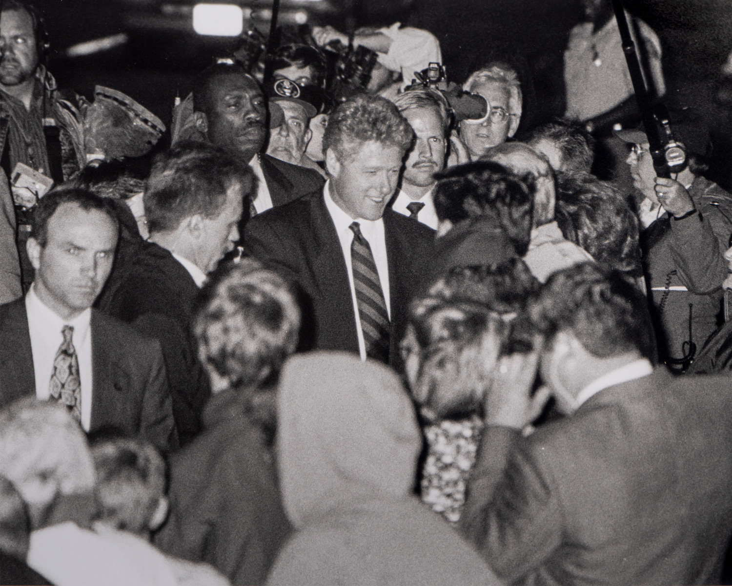 Former President Clinton visits Dobbins ARB (1)