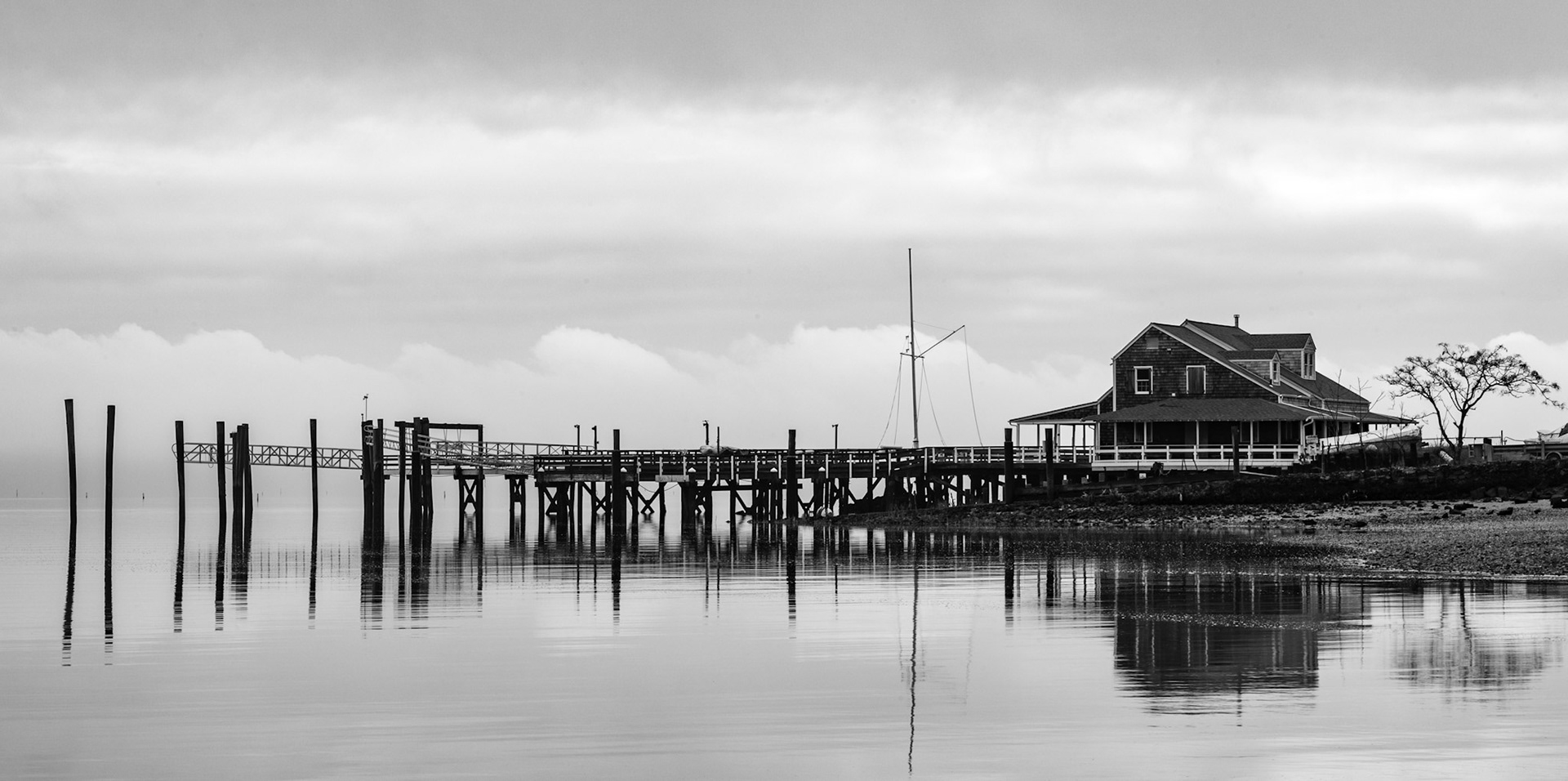 yacht club and dock