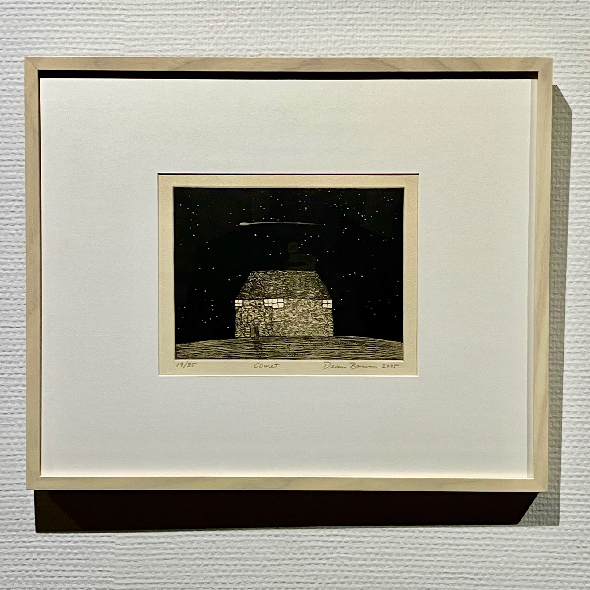 彗星 36.5×44cm 銅版画