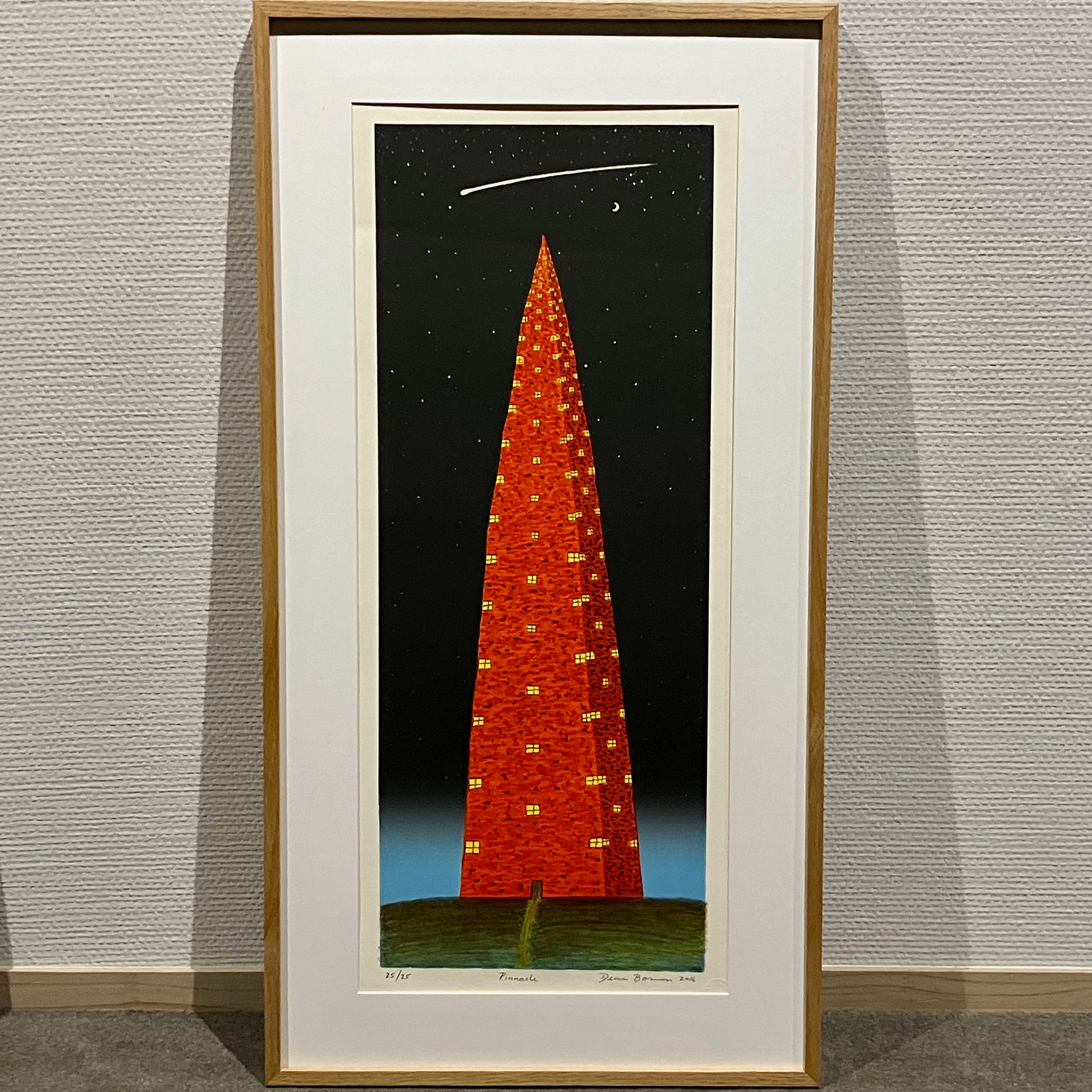 ピナクル（尖った塔）77.5×41cm リトグラフ