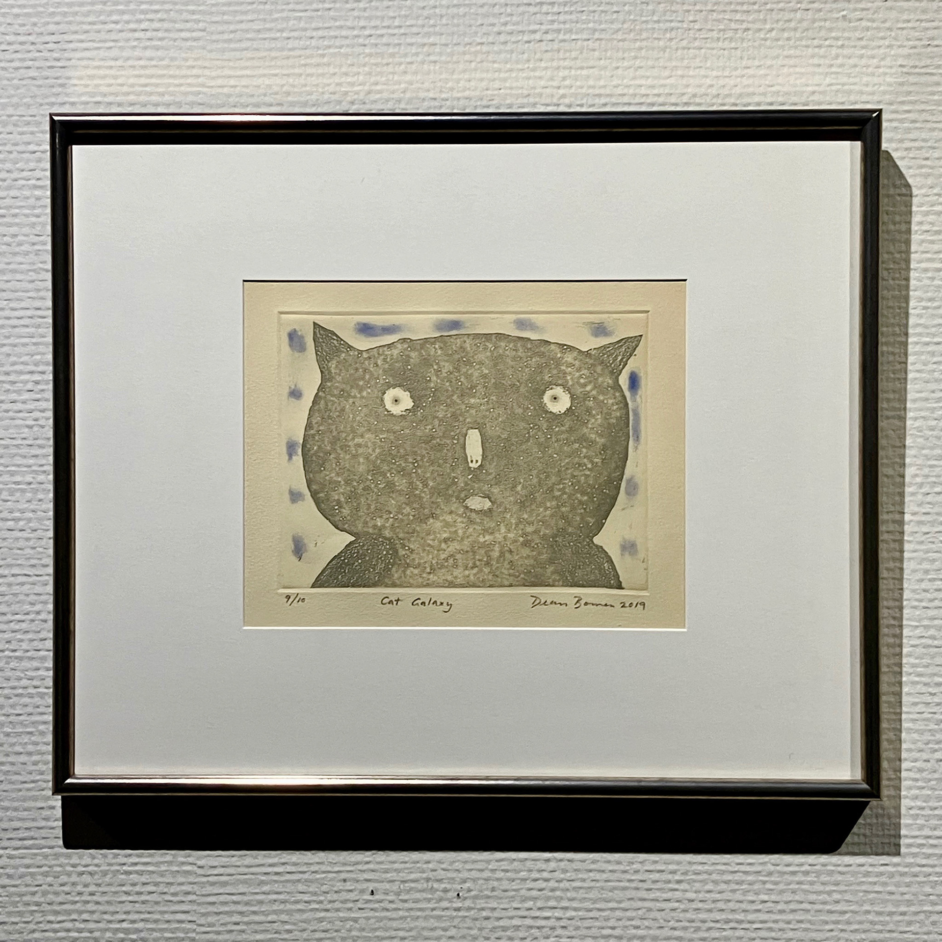 猫の銀河 36.5×44cm 銅版画