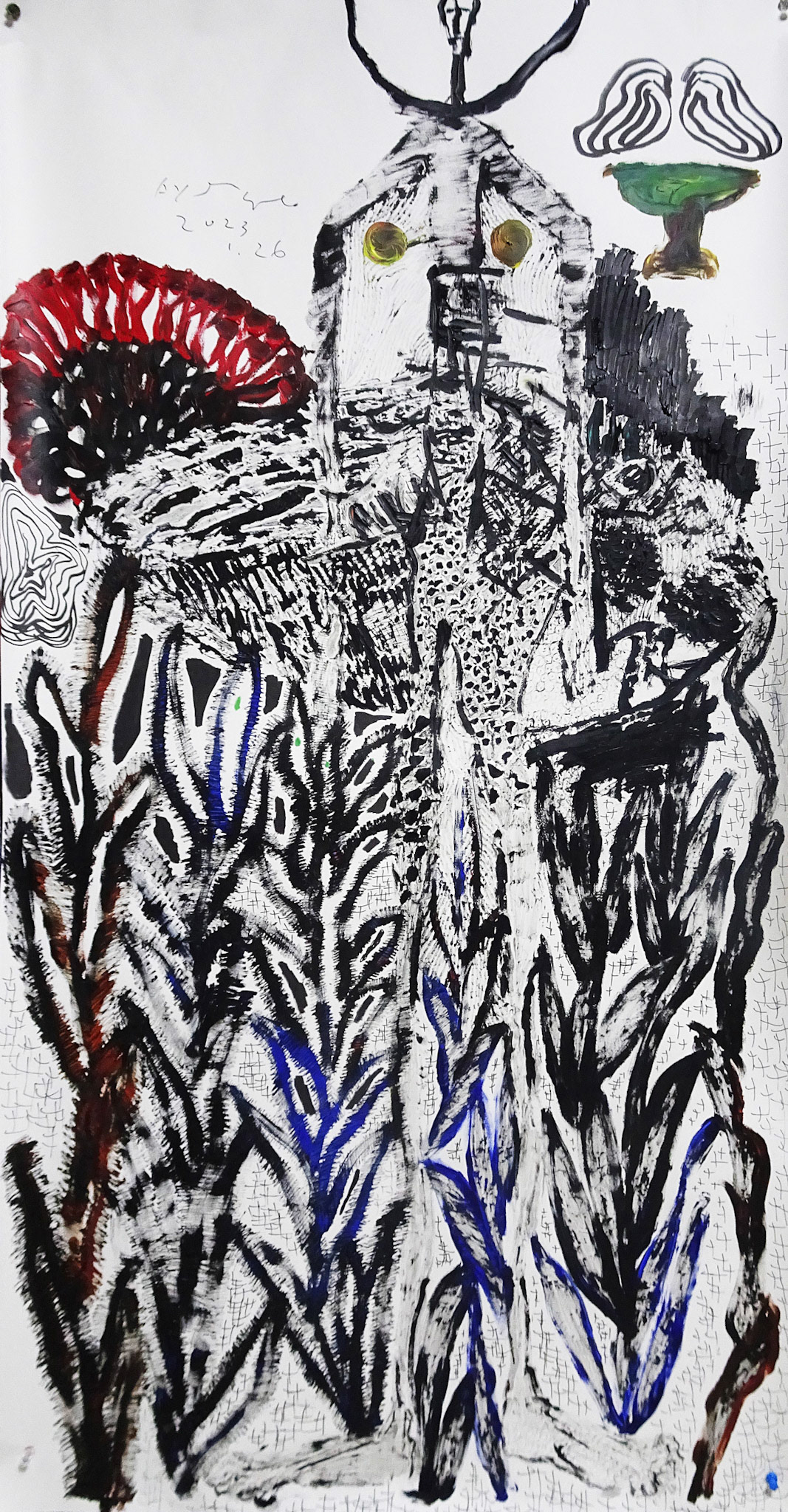 AS102 Aya Saito 2023Jan26 135.5×71cm