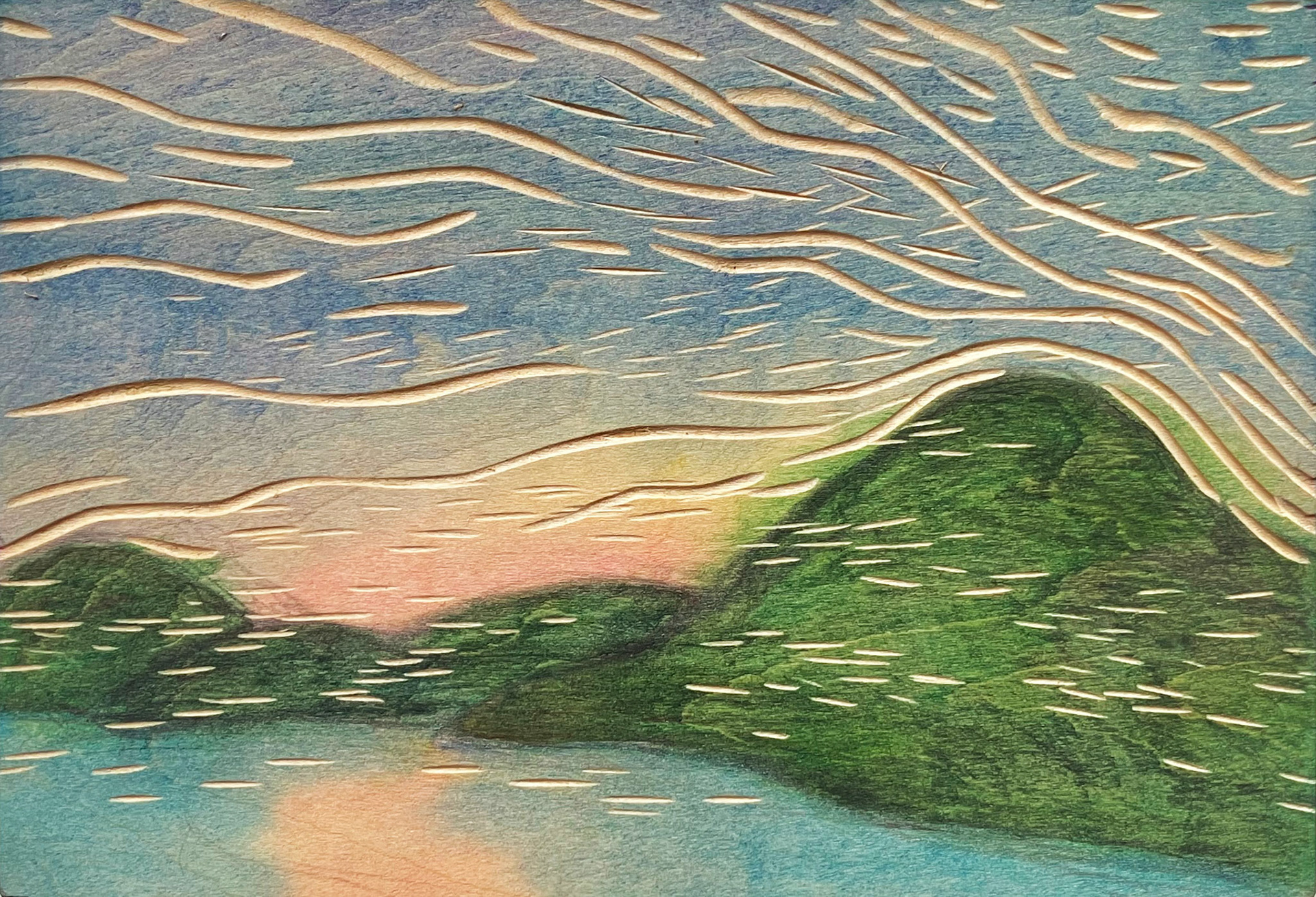 鴻池朋子さ_板絵小風景16x11cm_