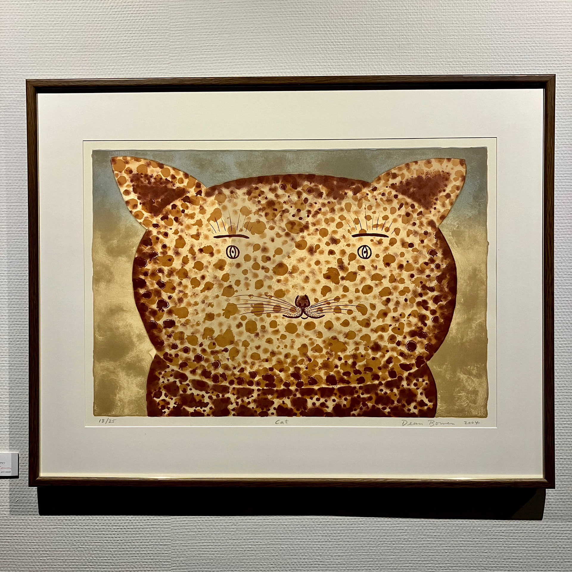 ネコ 70×90cm リトグラフ