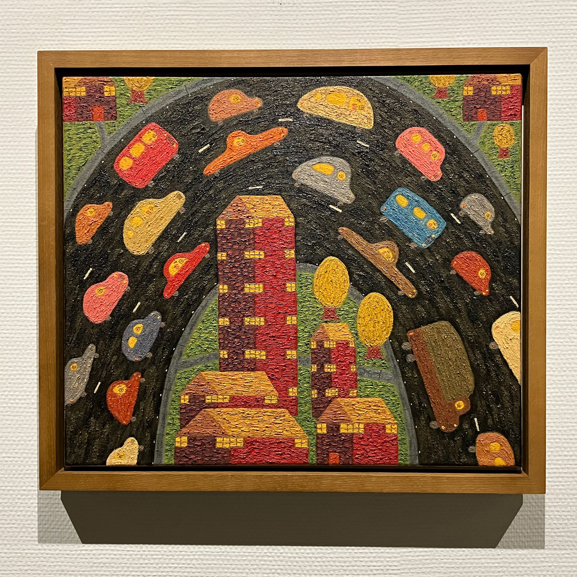 シティ・ロード 51×58.5cm 油絵