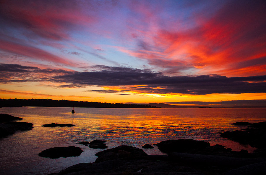 Dallas Road sunrise Victoria BC