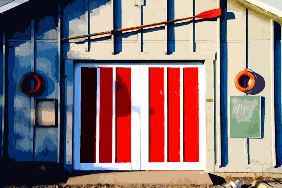 Boat house, Victoria's Royal Roads University