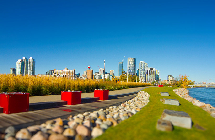 Calgary River Walk path
