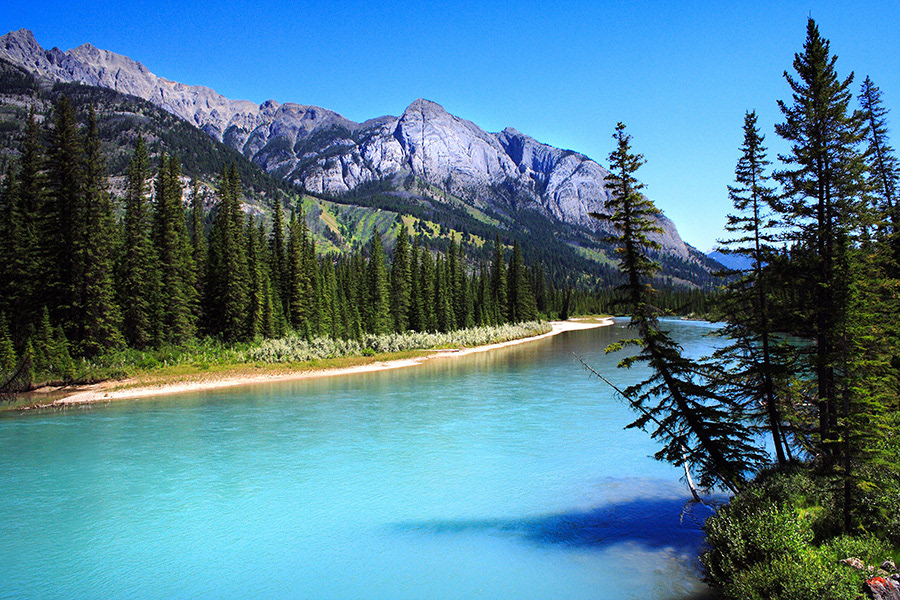 Bow River photo Banff