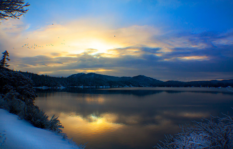 Sooke Basin landscape Vancouver Island