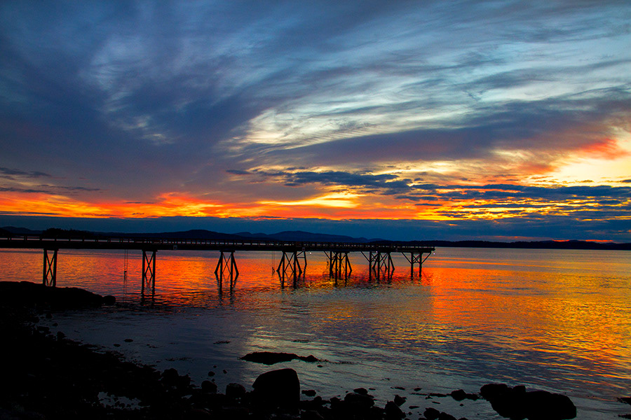 pier Sidney BC landscape