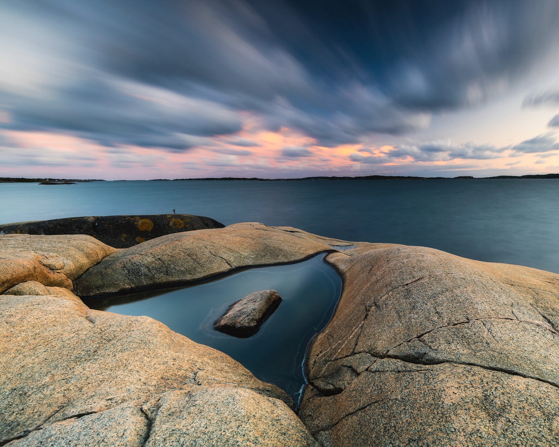 Coastal view at Fiskebäck, Göteborg, Sweden.