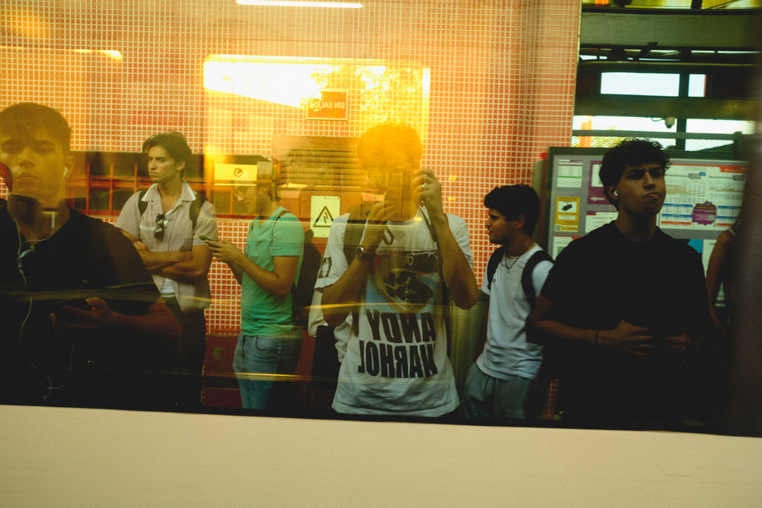 Subway Scenes - Madrid, Spain - September 2023