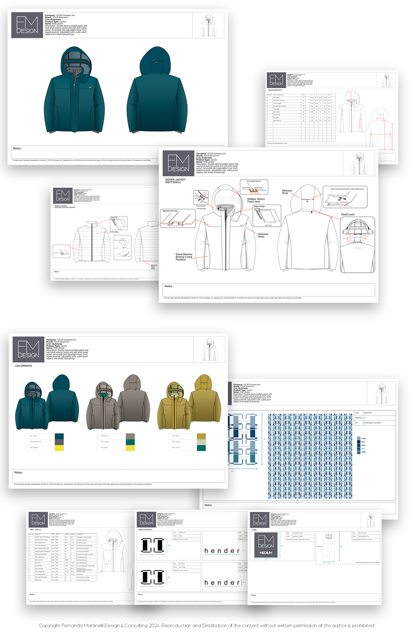 Double Soft Shell and Down Jacket