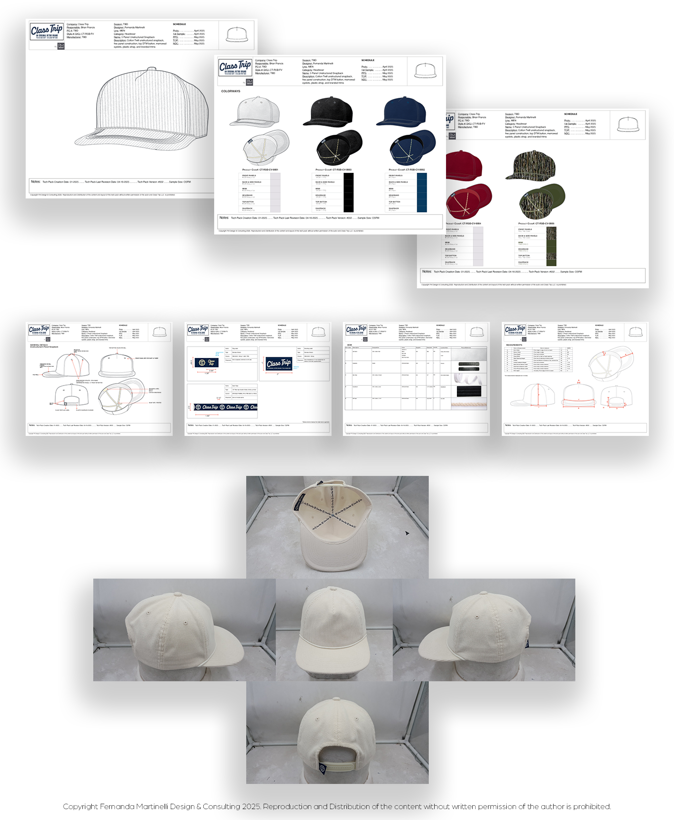 Corduroy Unstructured Rope Hat