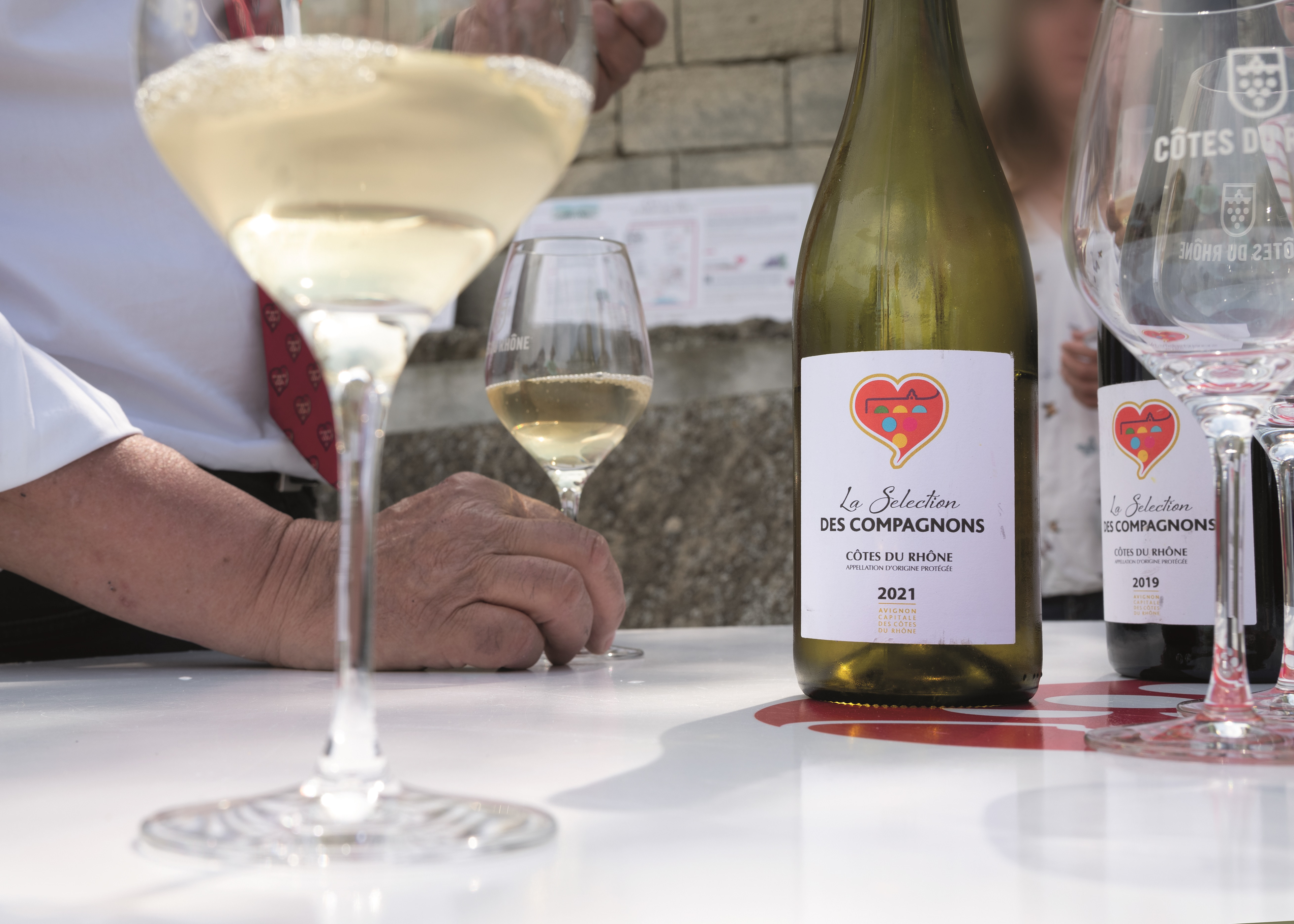 Evento organizzato da Les Compagnons des Côtes du Rhône [Palais des Papes - Avignon | Reportage]