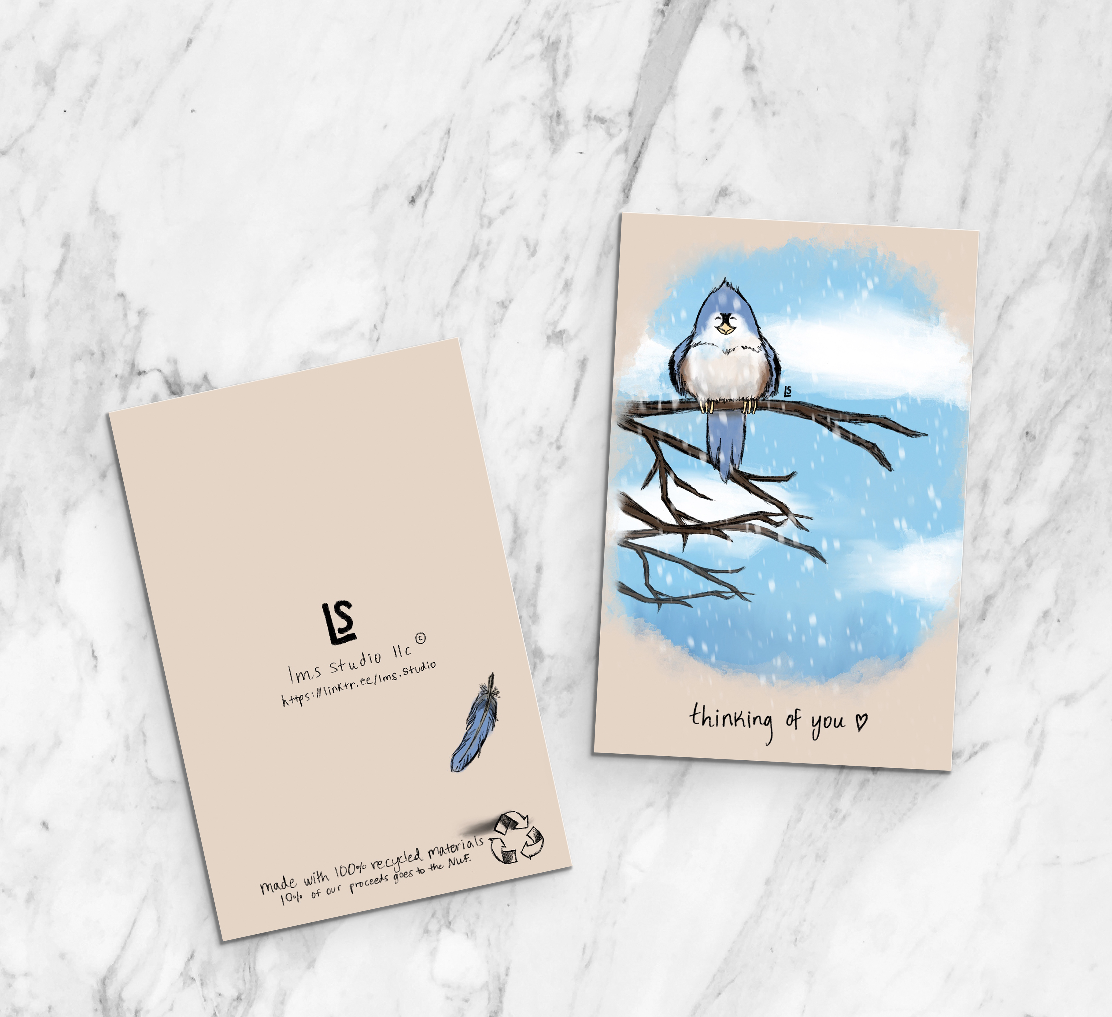 part of a greeting card series