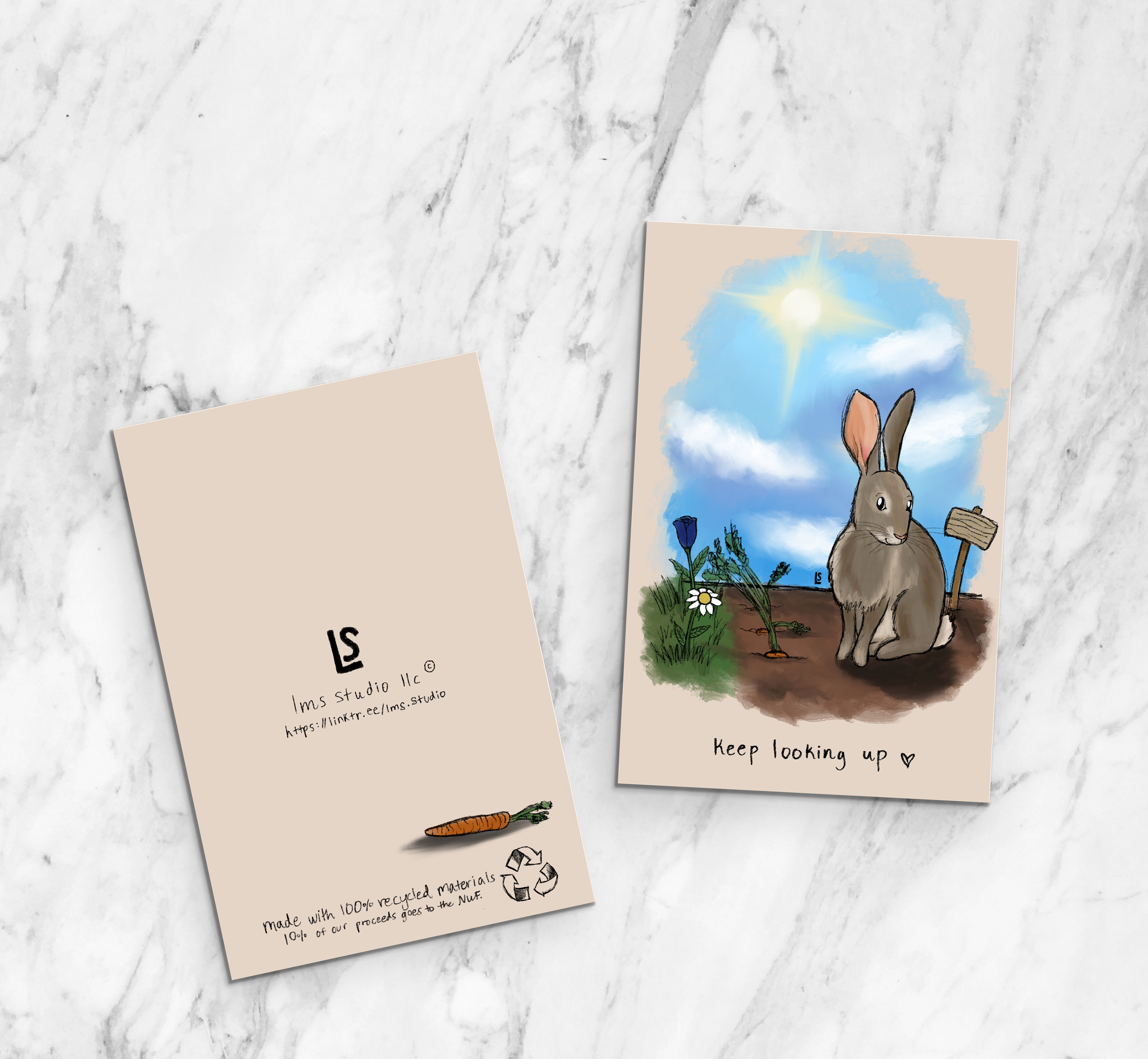 part of a greeting card series