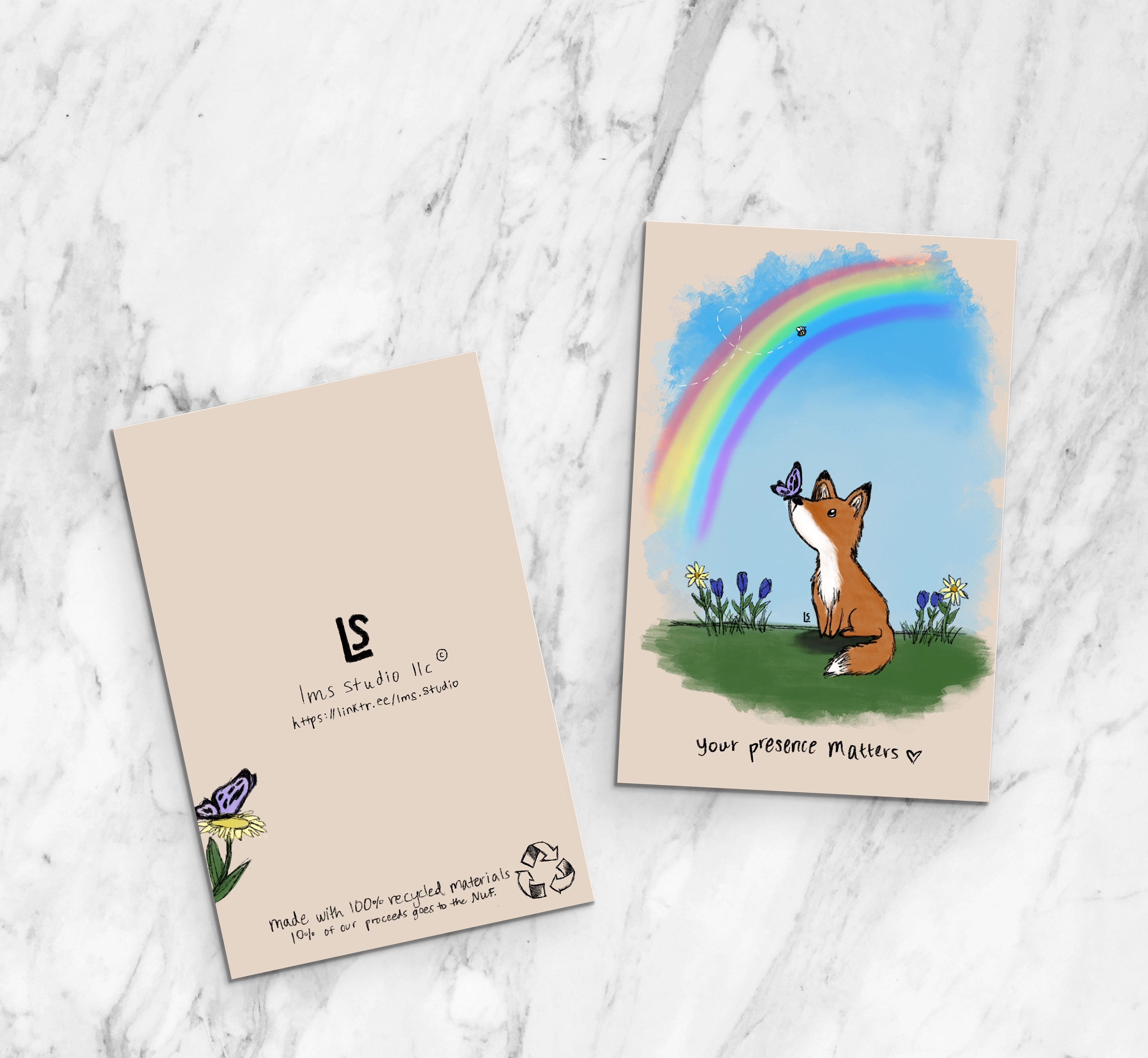part of a greeting card series