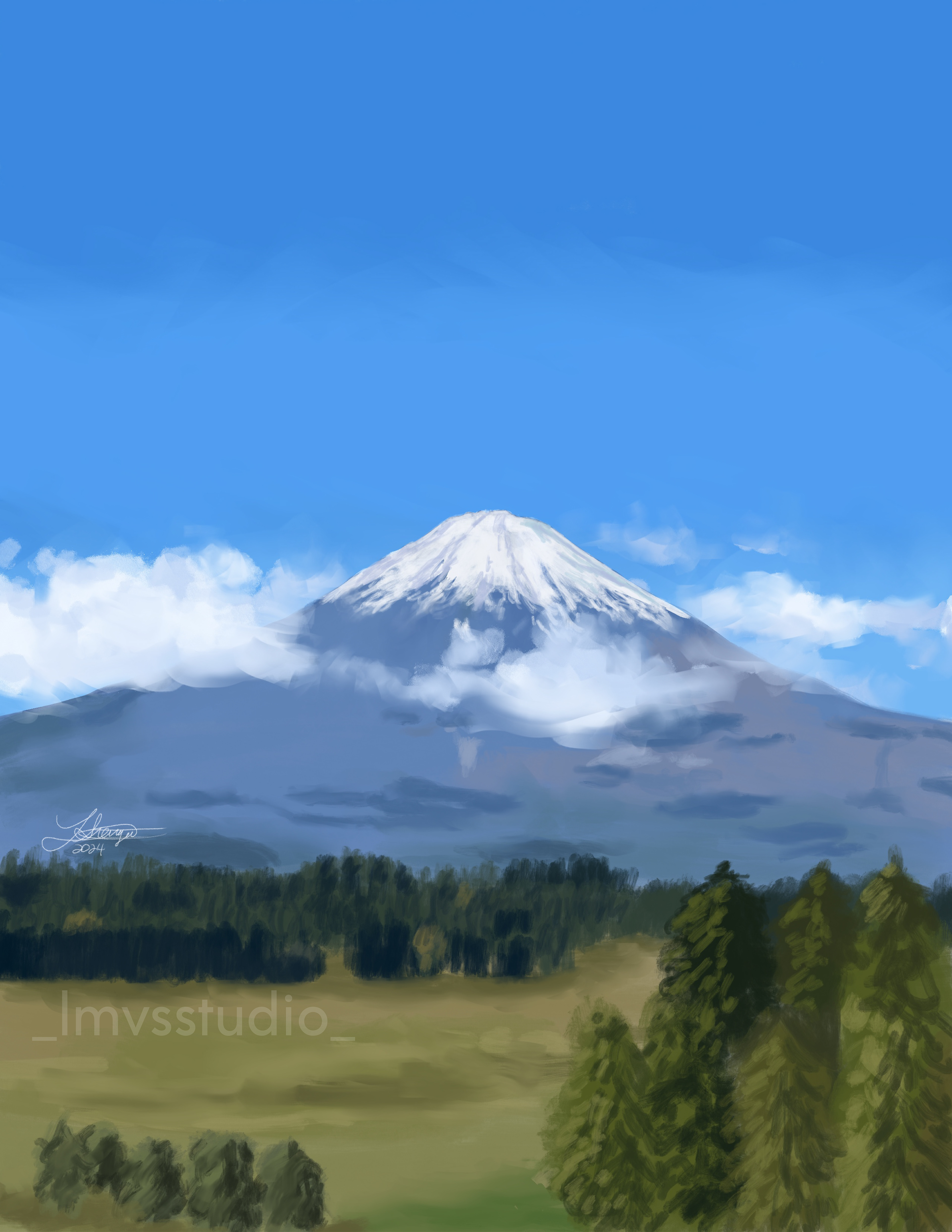 a gift for my mother: fuji-san
