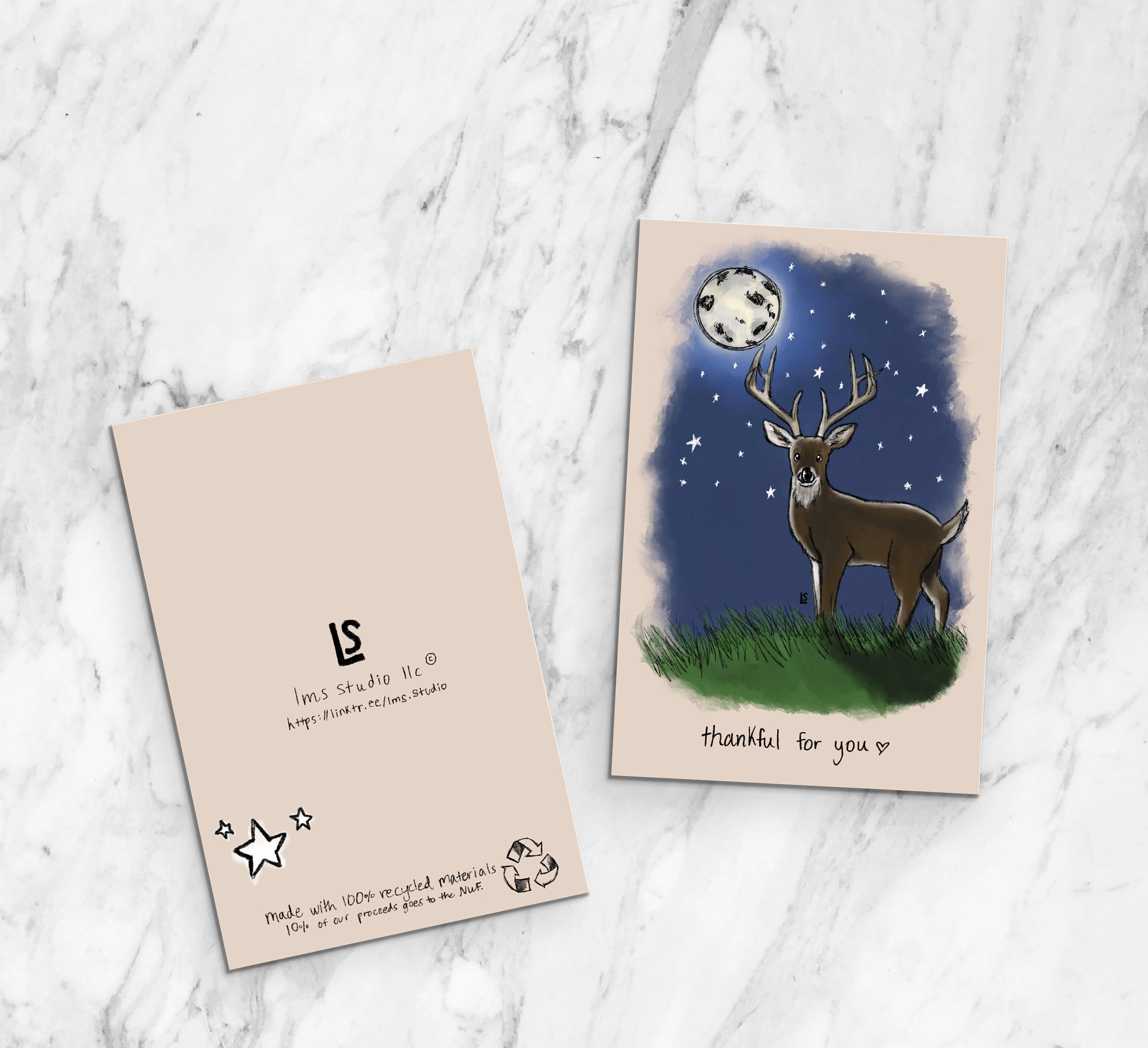 part of a greeting card series