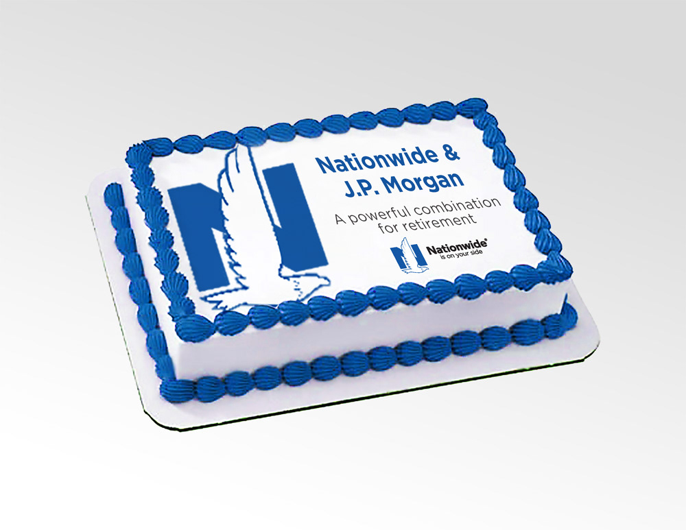 Partnership Announcement Cake