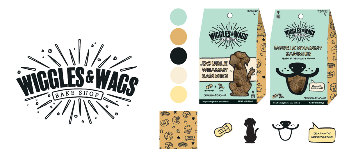 Wiggles & Wags – final work detail 3