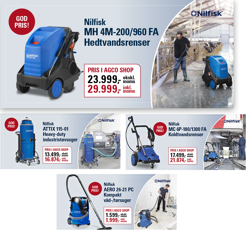 Slides på instore skærme