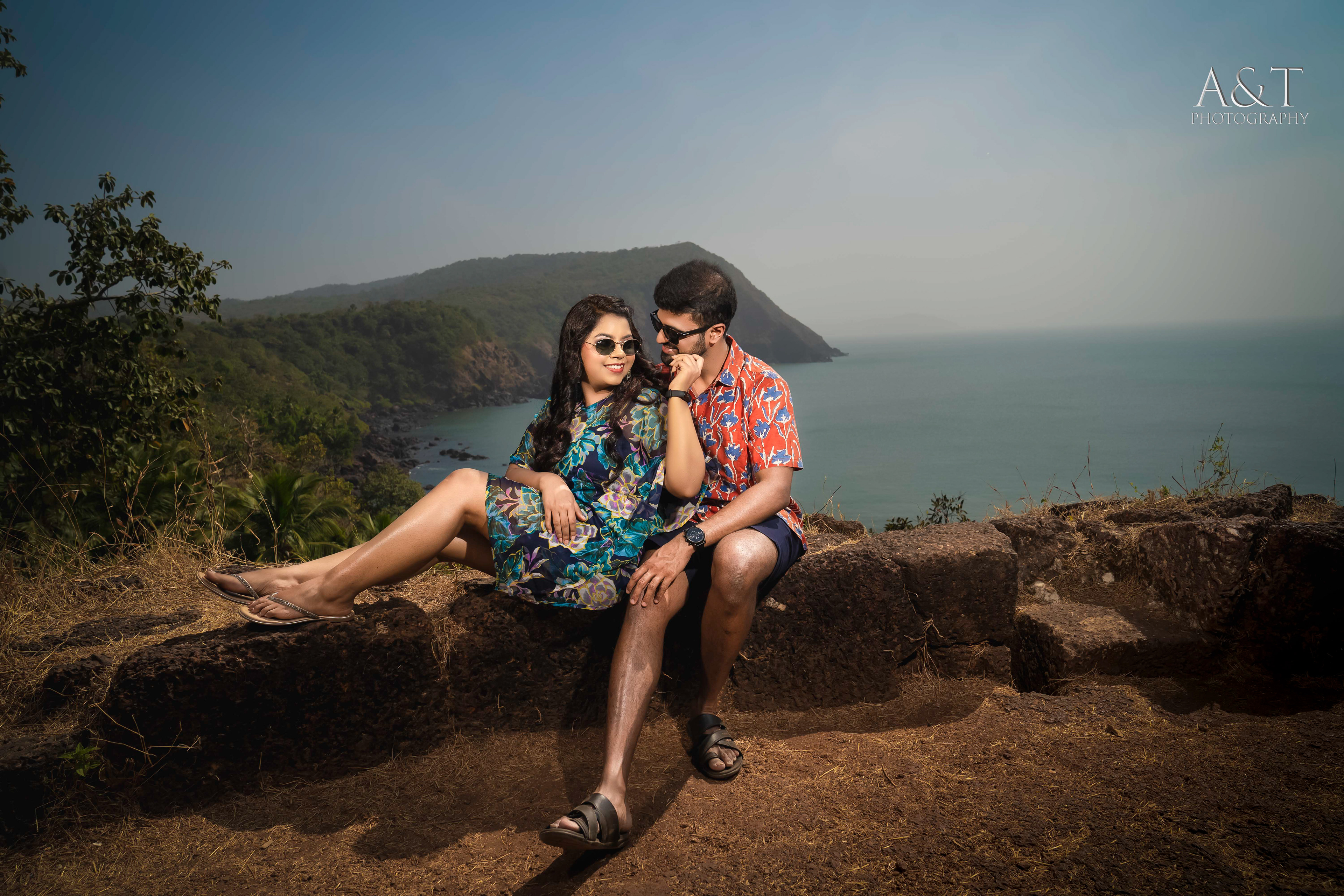 Goa prewedding photoshoot in fort