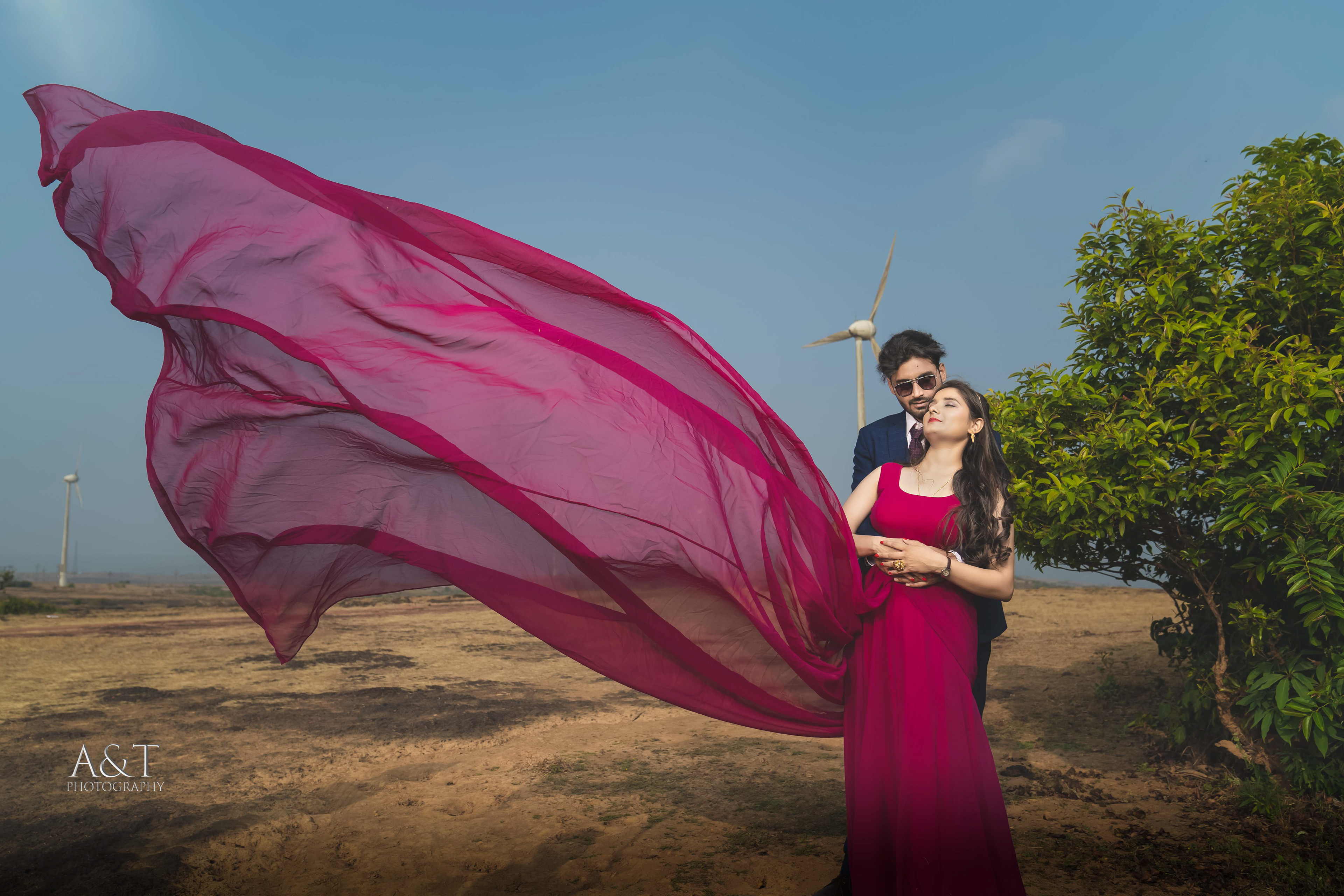 long tail costume pre wedding shoot