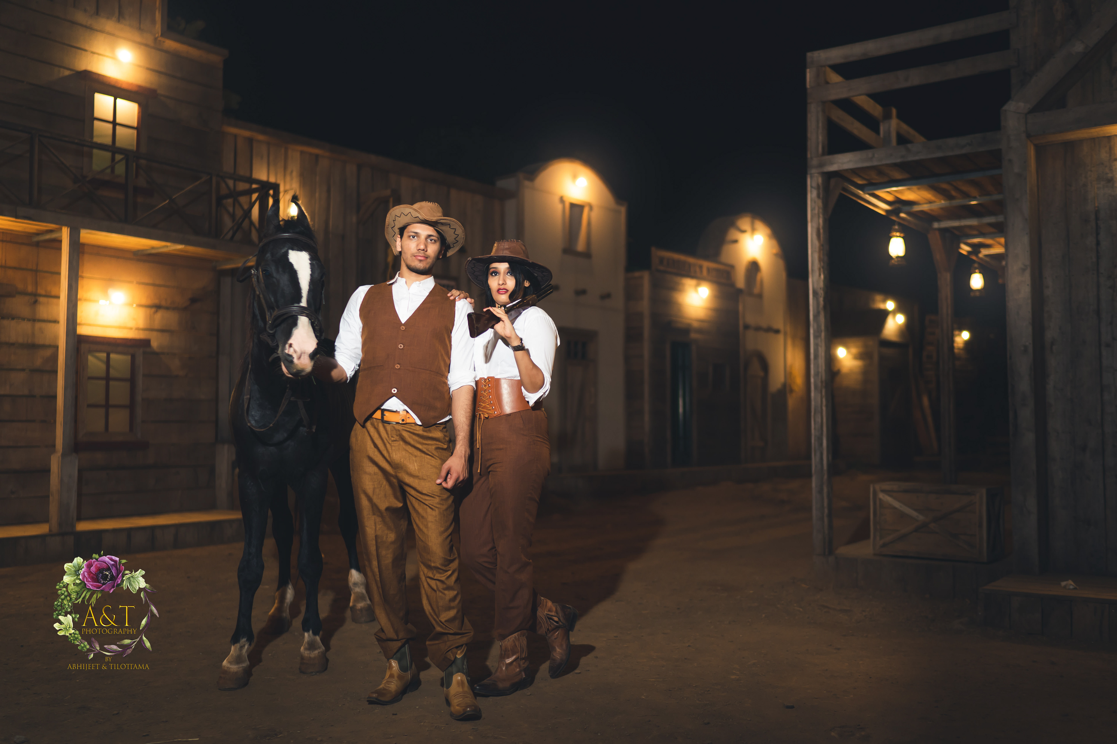 Ranch theme pre-wedding shoot by A&T Photography|Cowboy theme pre-wedding