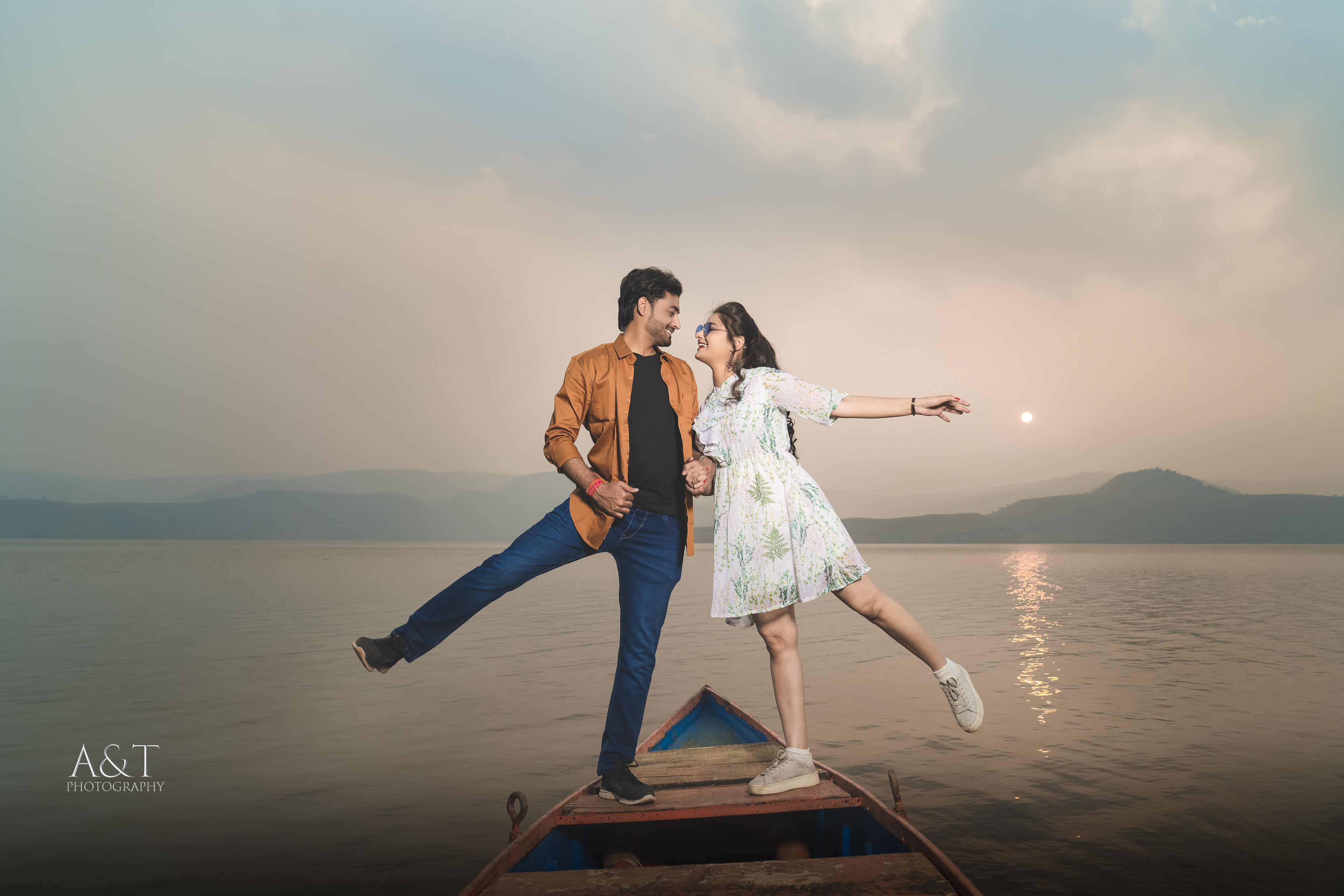 Sunset Prewedding in satara