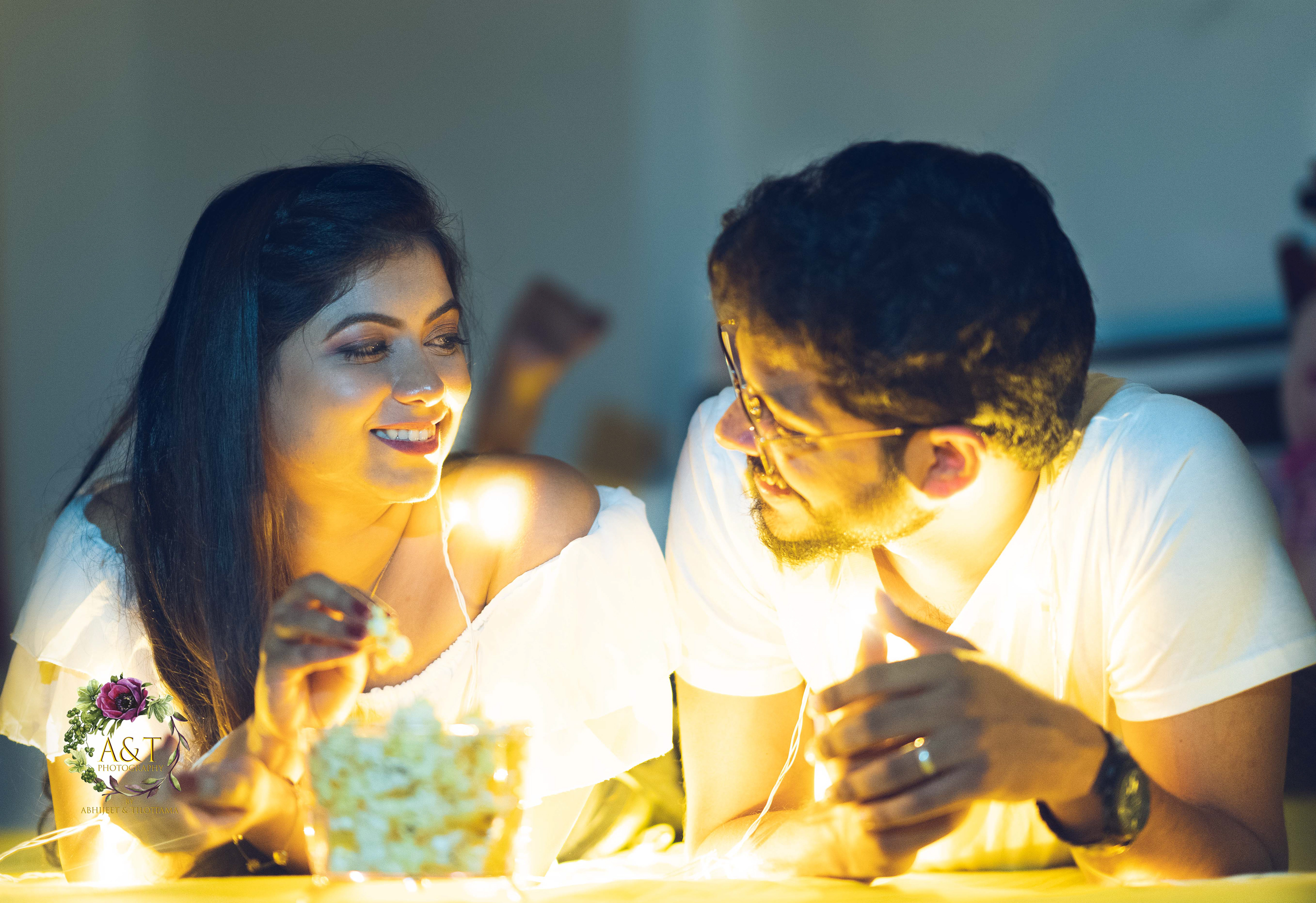 Cozy and Romantic Pre-wedding shoot by A&T Photography