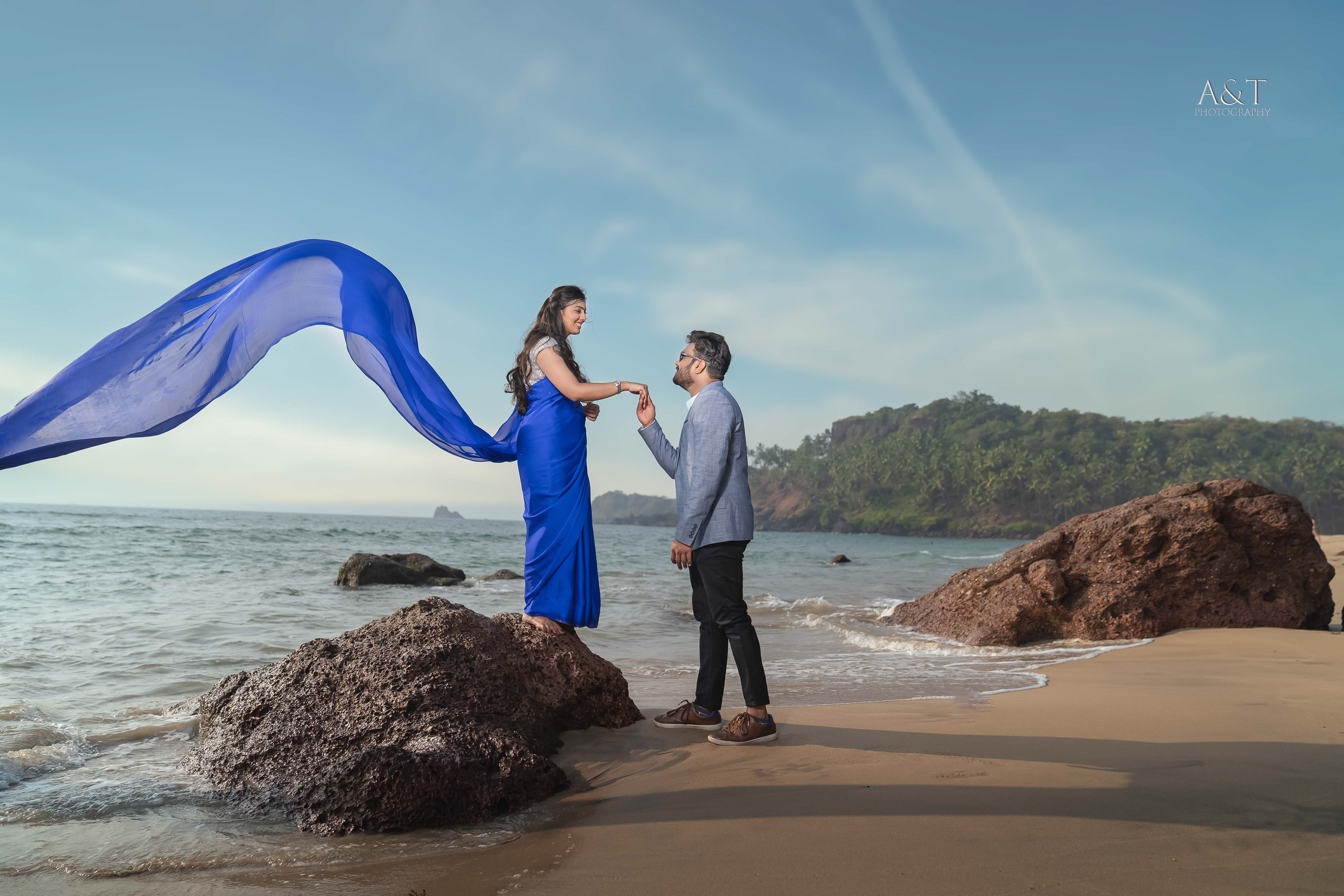 Saree pre wedding poses
