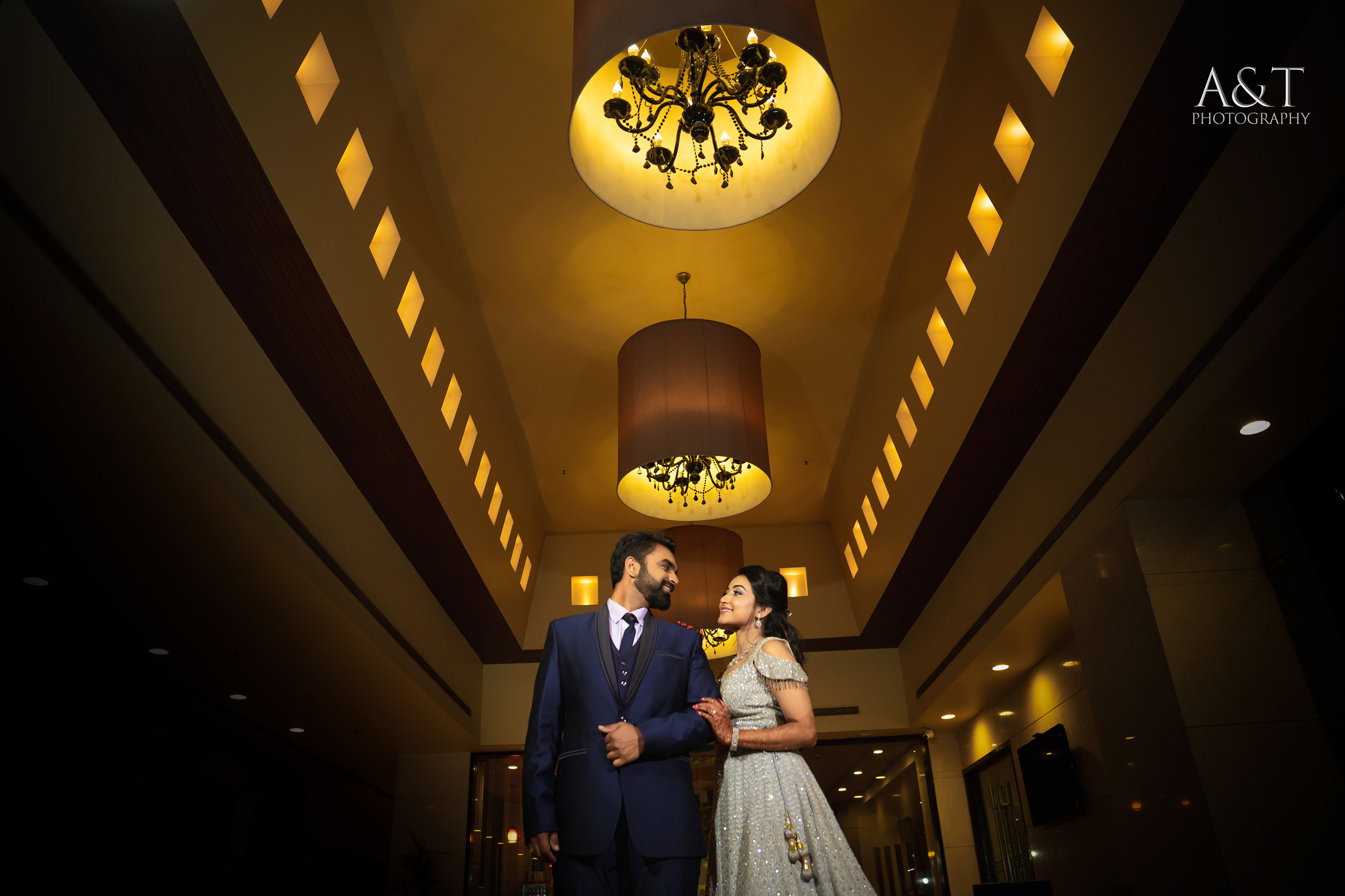 Best Indoor Couple Poses from Destination Wedding in Goa by A&T Photography, who are luxury wedding photographers based in Goa and Pune