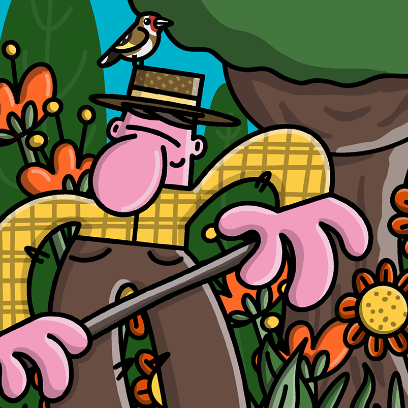 Cette illustration est inspirée du Marais Poitevin, un lieu emblématique de la région, surnommé la Venise Verte pour ses canaux entourés de verdure. J'ai voulu capter la sérénité et la beauté naturelle de cet endroit unique.