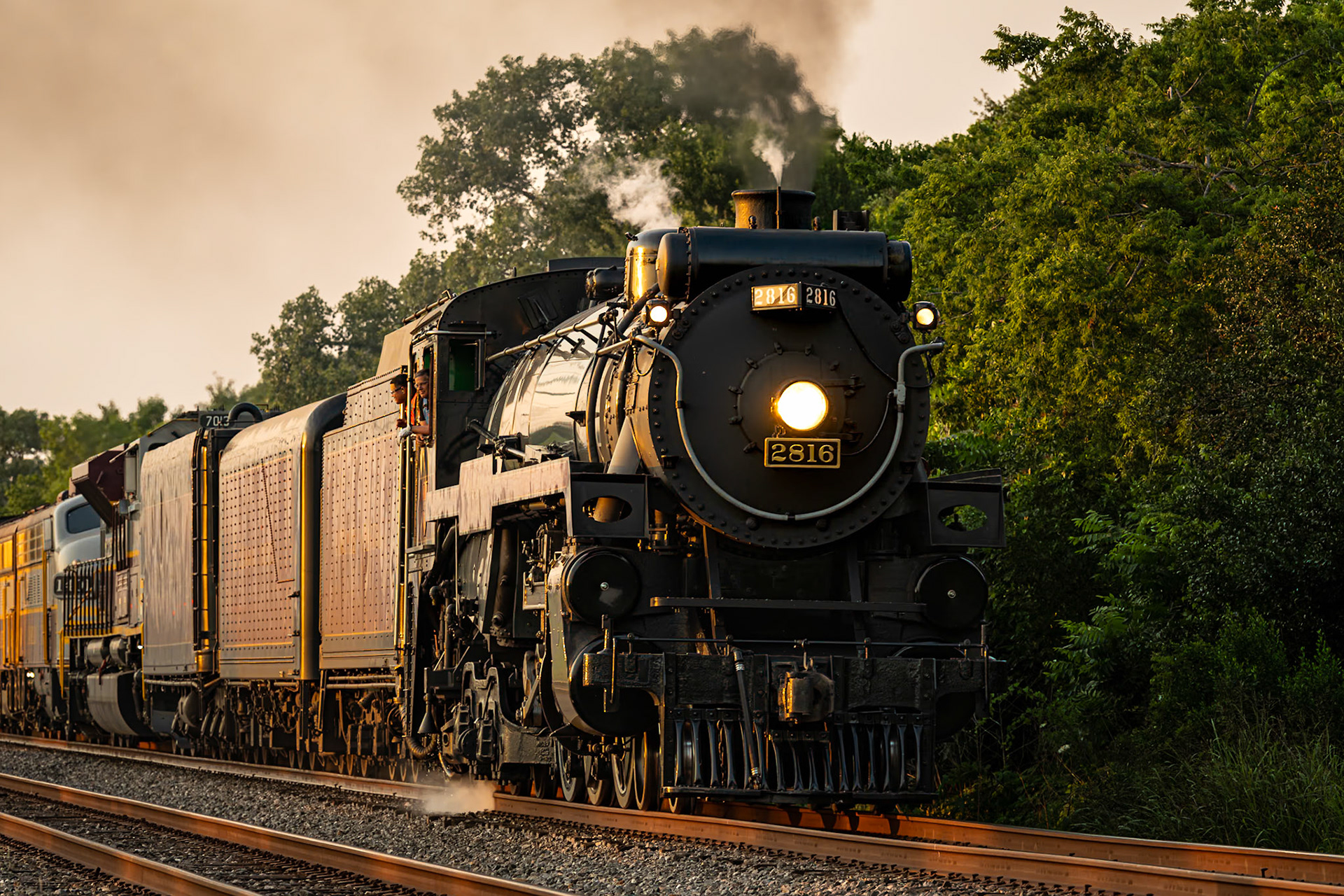 CPKC 2816 The Empress | 25 May 2024 | Bellaire, Texas, United States | Nikon Z8 | 45 MP | Processed from RAW using Adobe Lightroom 13