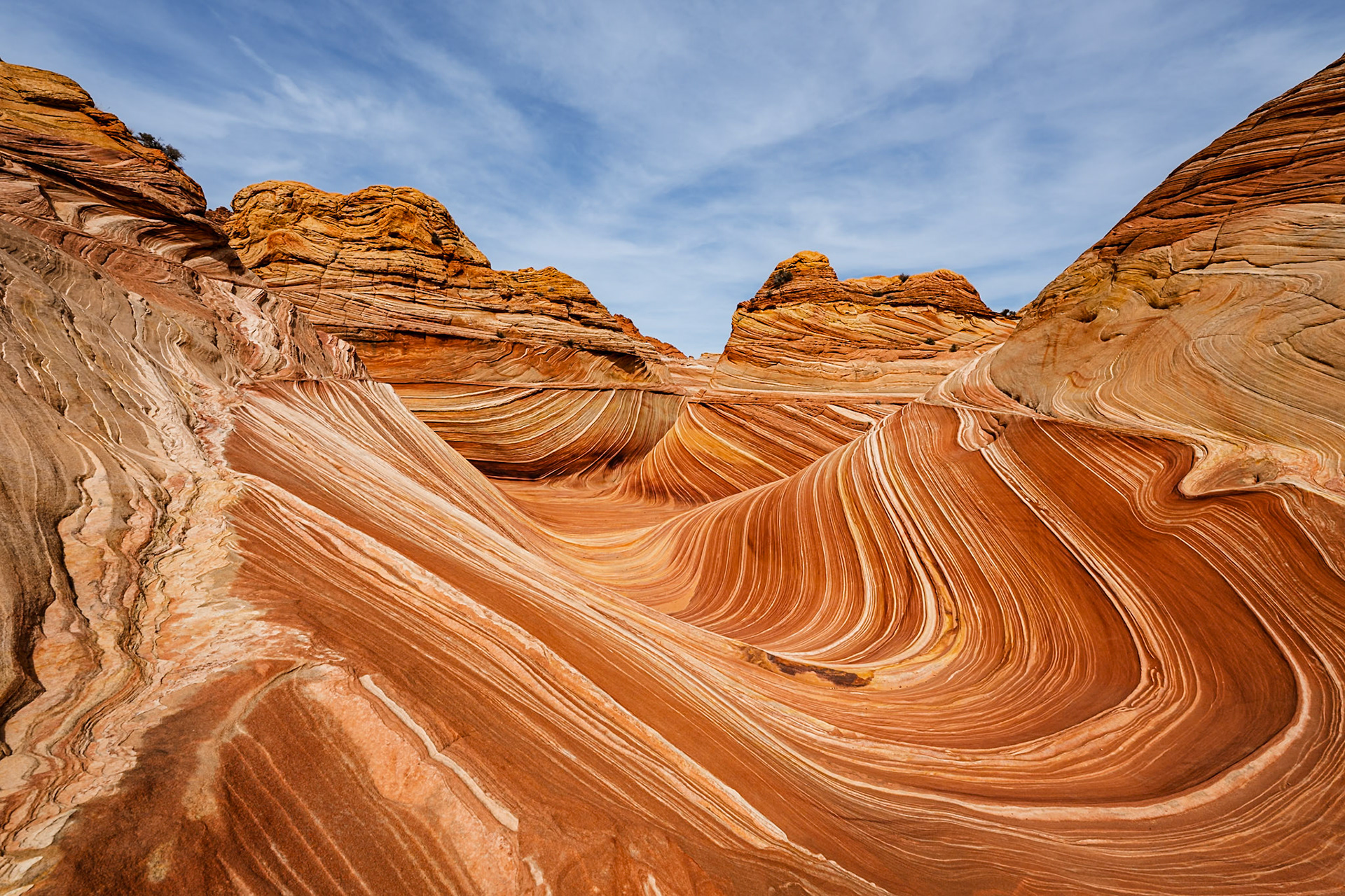 The Wave | 21 March 2025 | Vermilion Cliffs National Monument, Coconino County, Arizona, United States | Nikon Z8 | 14mm f/14 1/160s ISO64 | 45.8MP | Processed from RAW in Adobe Photoshop Lightroom 13